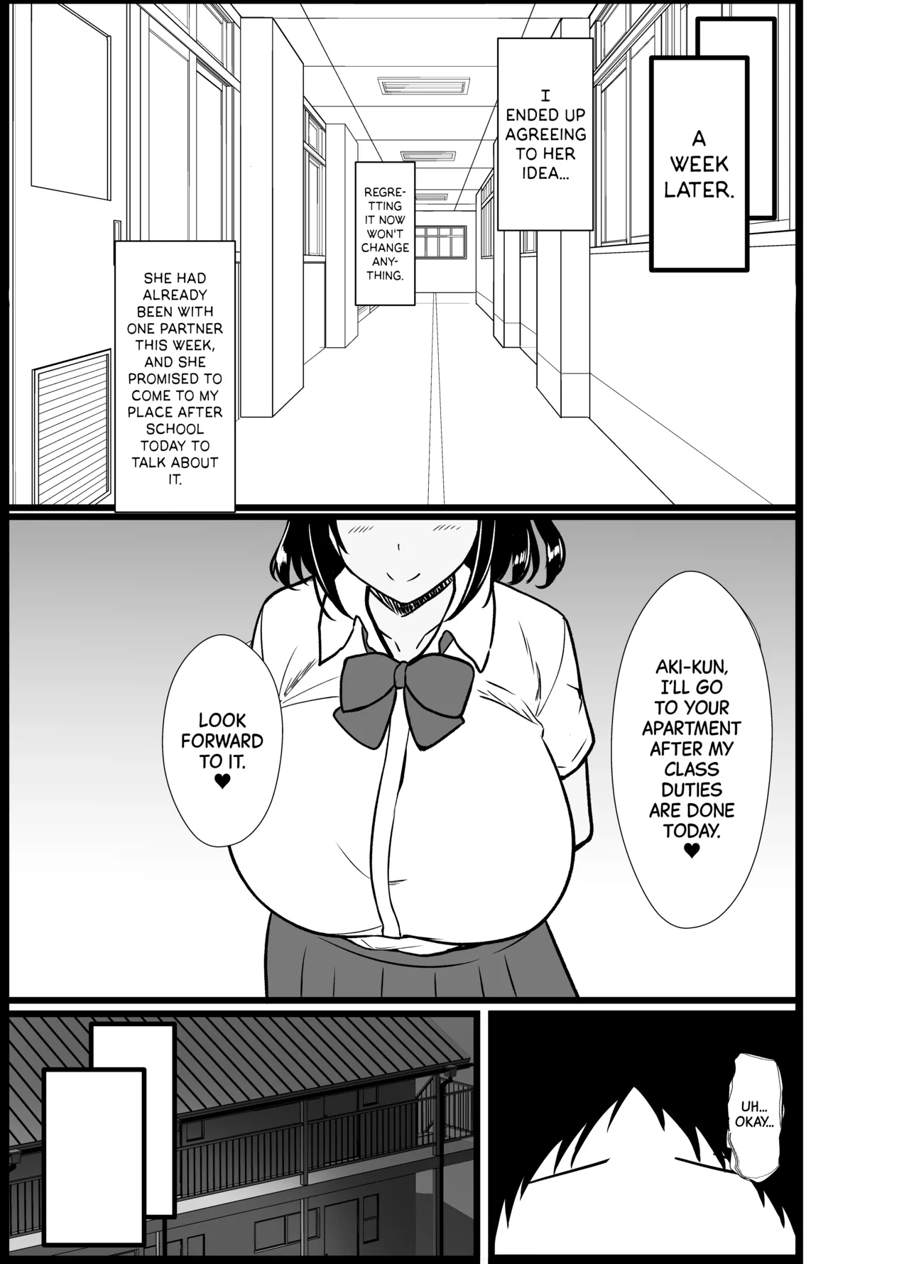 Page 15 of [Oumi Shouan (Oumi Noe)] Boku no Tanomi de Hoka no Otoko to SEX shite kita Toki no Hanashi o Kikasete kureru Kanojo | My Girlfriend Shares Every Dirty Detail of Having SEX with Other Guys at My Request [English] [Black Grimoires]