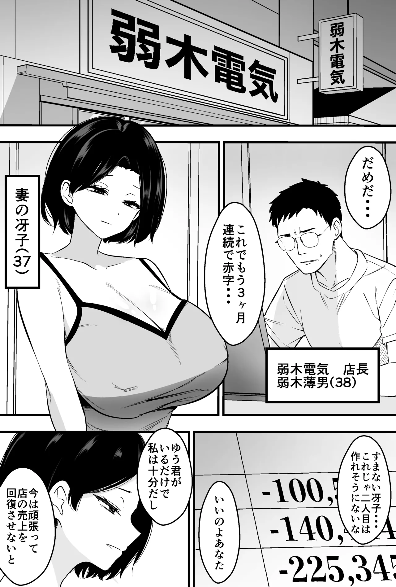 Page 2 of [Tsubaki Temple] Consul Oyaji ni Tsuma mo Mise mo Torareta Otoko no Hanashi
