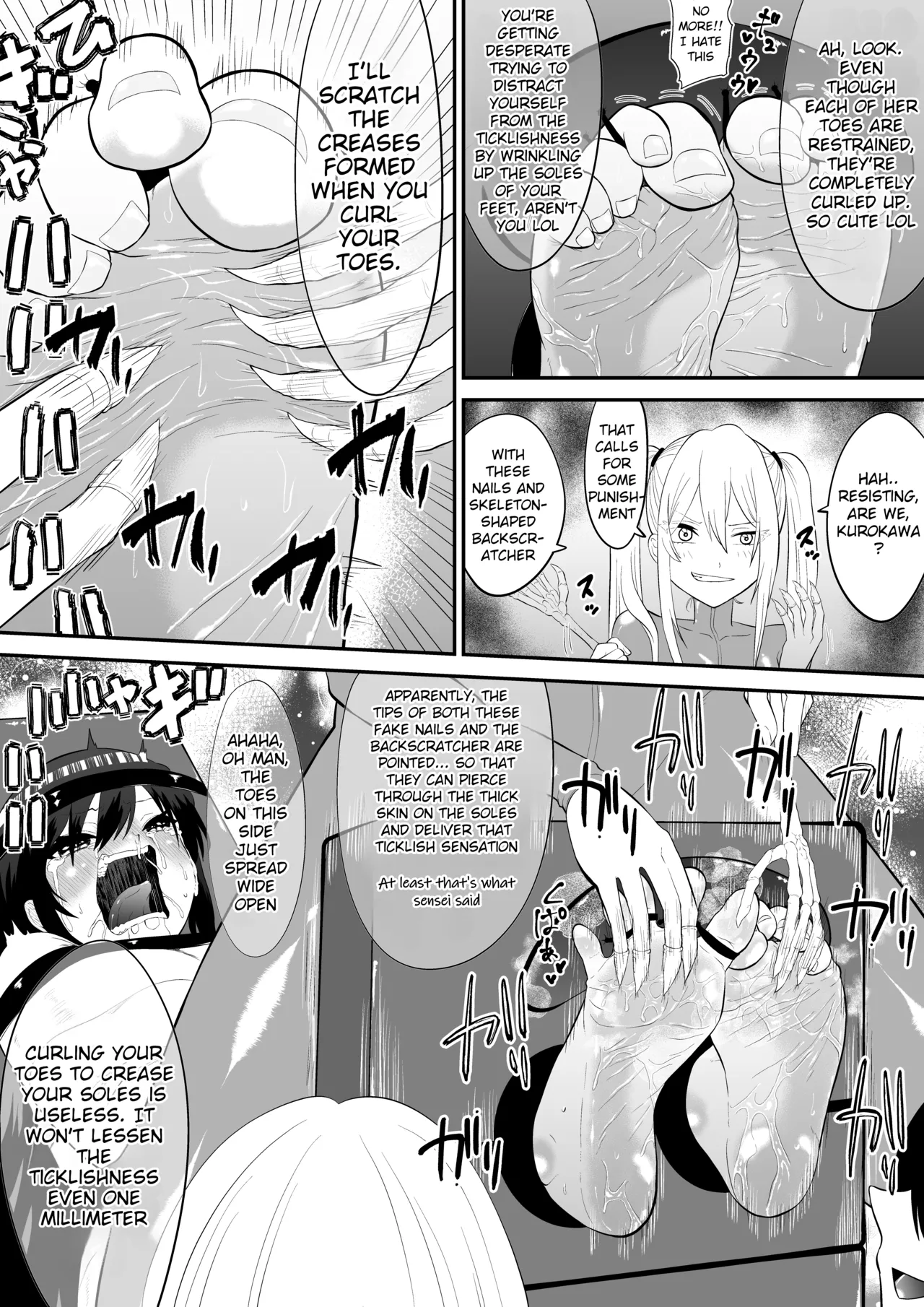Page 22 of [Bochobocho Gegel] Spy Girl Sole Tickle Torture Interrogation Training