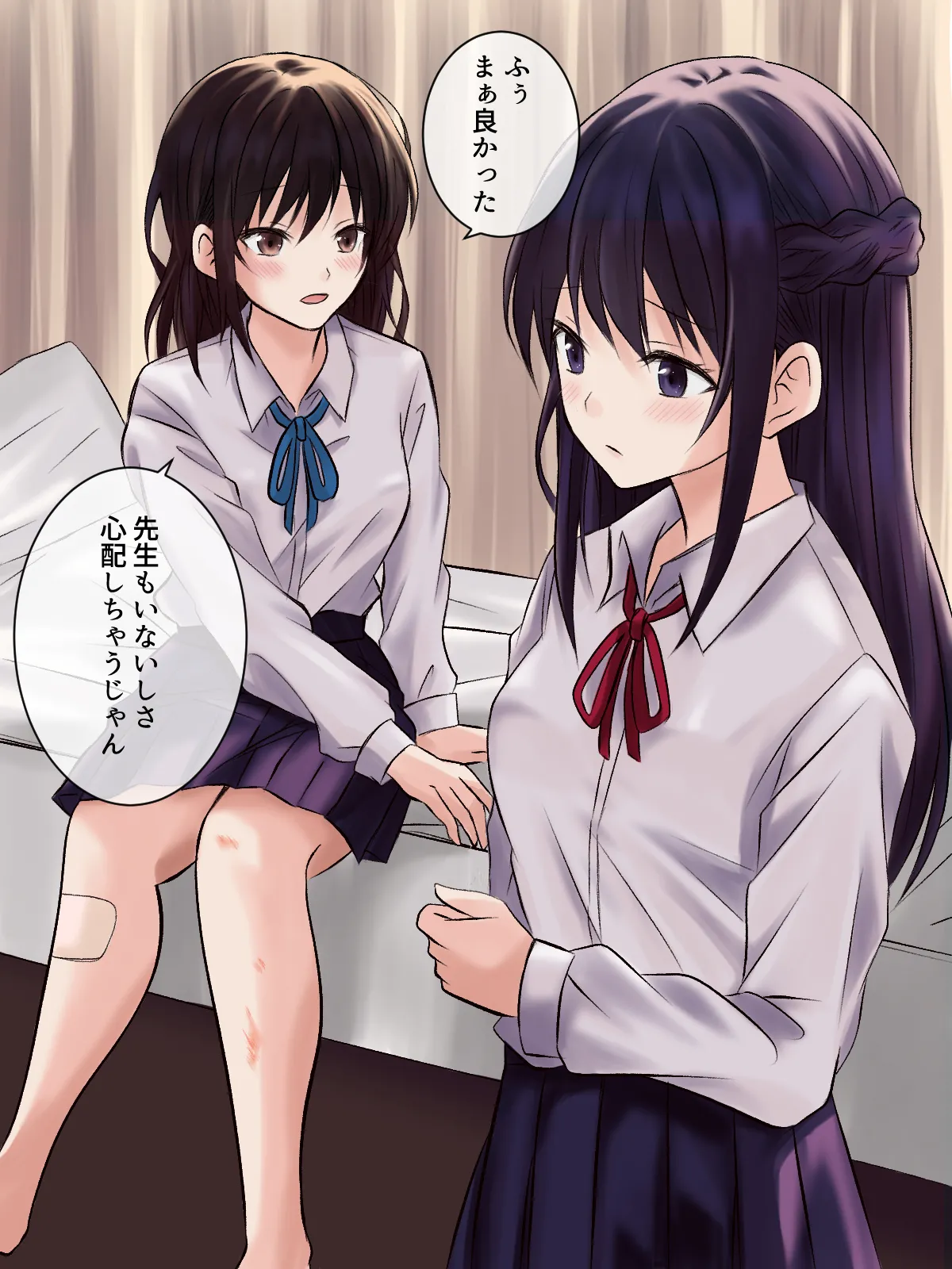 Page 11 of 【tōkibi hatake de tsukamae te】akogare no sempai to hoken shitsu de yuri etchi