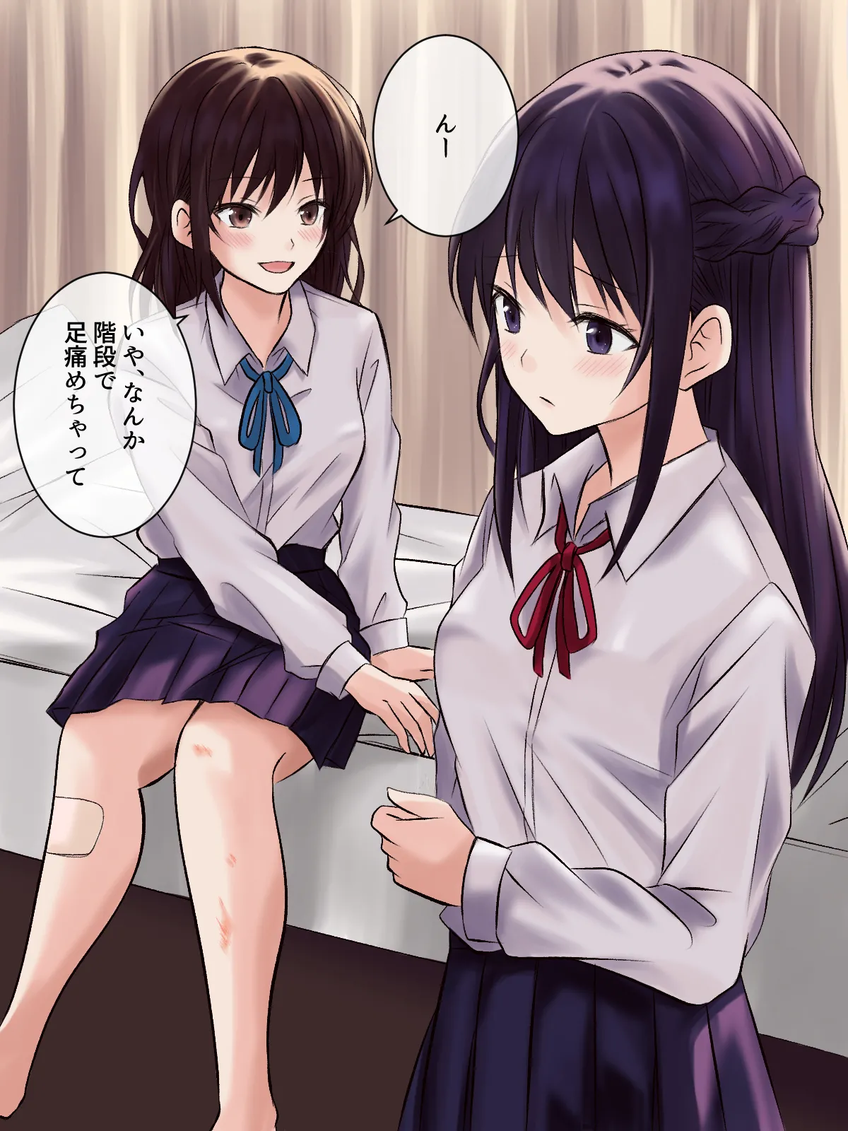 Page 3 of 【tōkibi hatake de tsukamae te】akogare no sempai to hoken shitsu de yuri etchi
