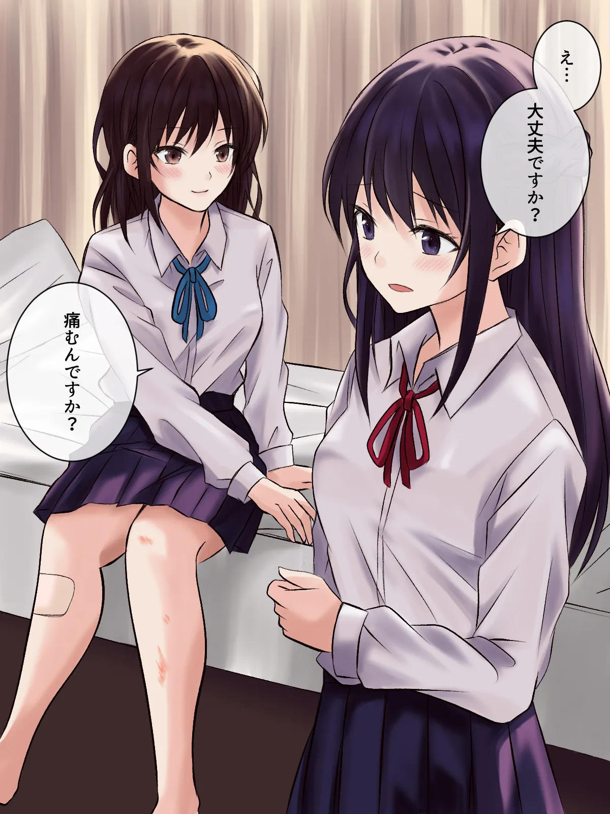 Page 4 of 【tōkibi hatake de tsukamae te】akogare no sempai to hoken shitsu de yuri etchi