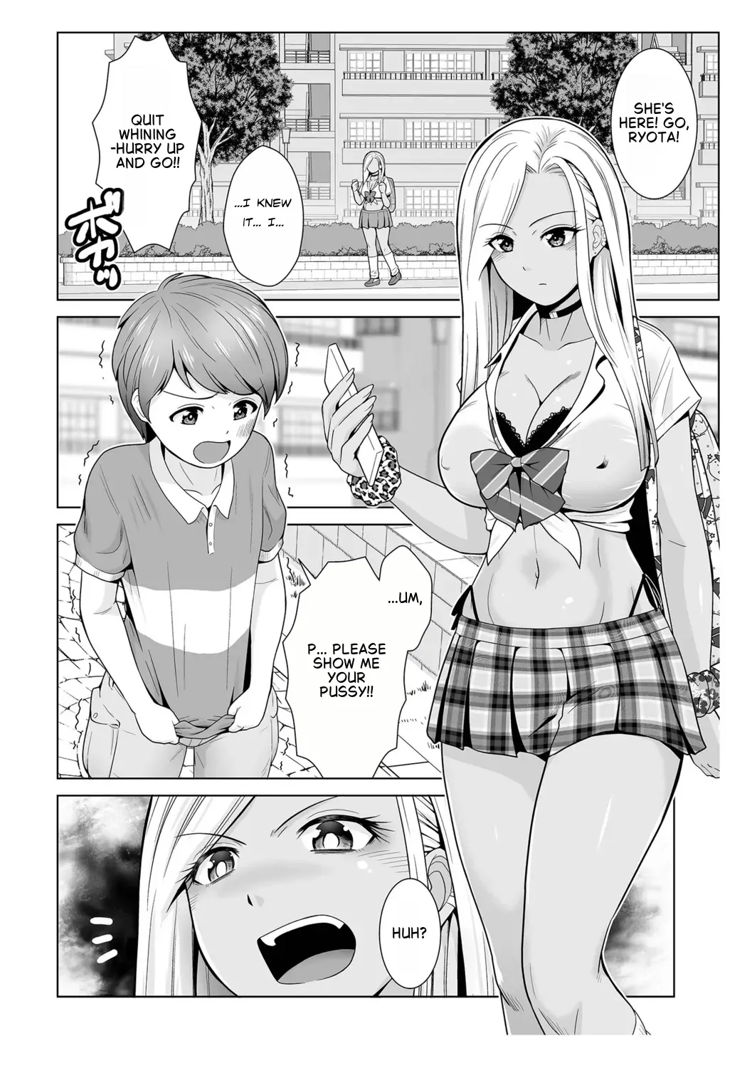 Page 2 of Honto wa Yasashii Kuro Gal no Onee-san 01