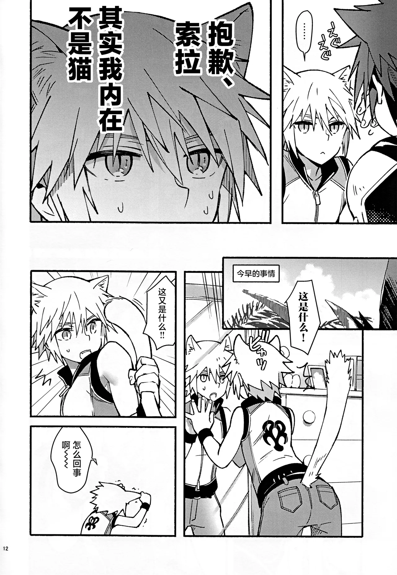 Page 11 of (C94) [esto (Ninomotoko)] Mahoni Kakerareta (Kingdom Hearts) [Chinese] [迷幻仙域×真不可视汉化组]
