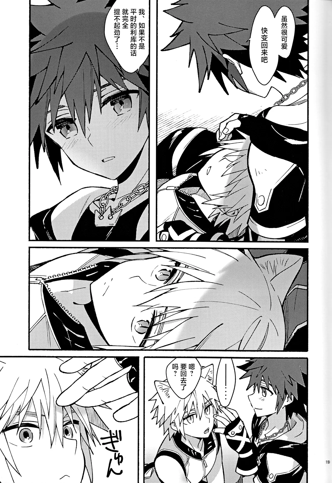 Page 18 of (C94) [esto (Ninomotoko)] Mahoni Kakerareta (Kingdom Hearts) [Chinese] [迷幻仙域×真不可视汉化组]