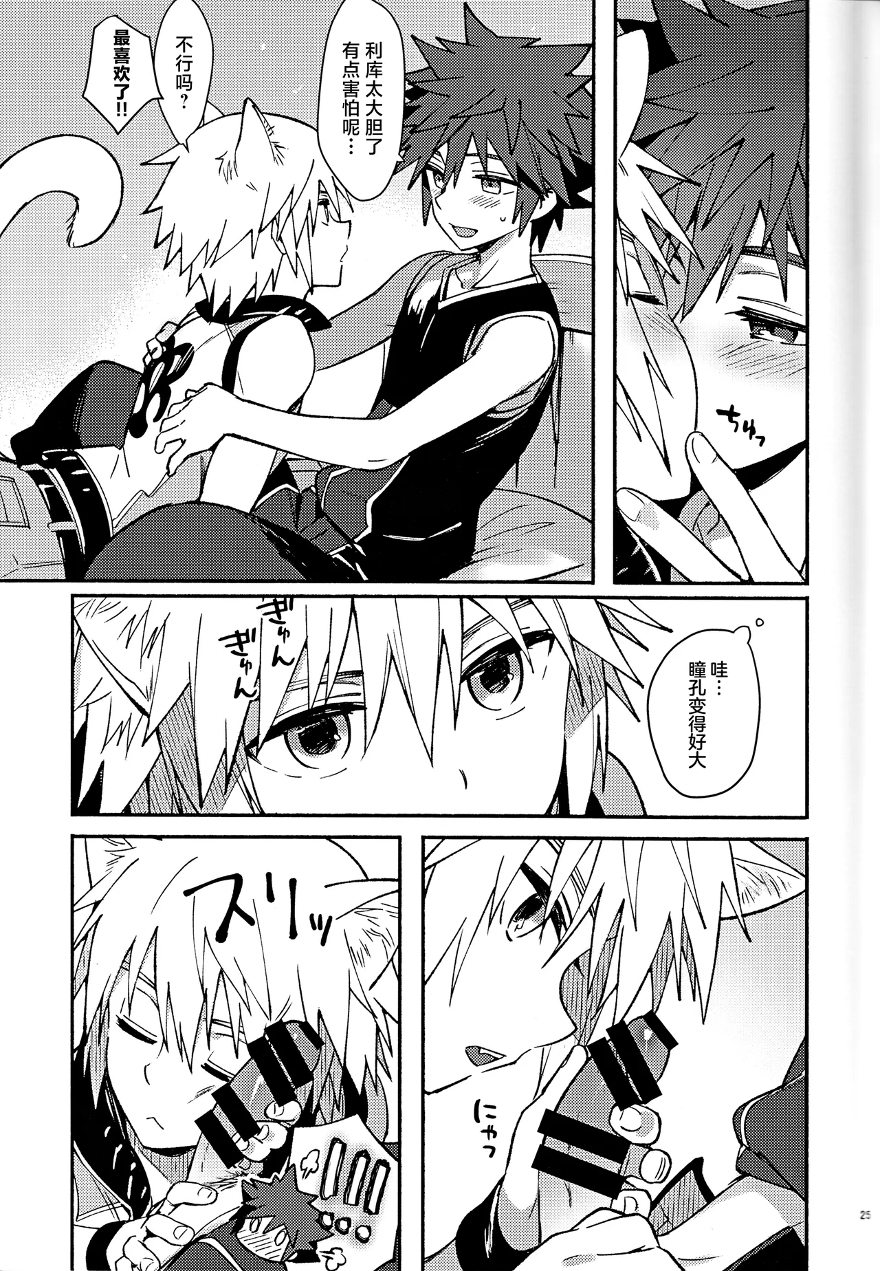 Page 24 of (C94) [esto (Ninomotoko)] Mahoni Kakerareta (Kingdom Hearts) [Chinese] [迷幻仙域×真不可视汉化组]