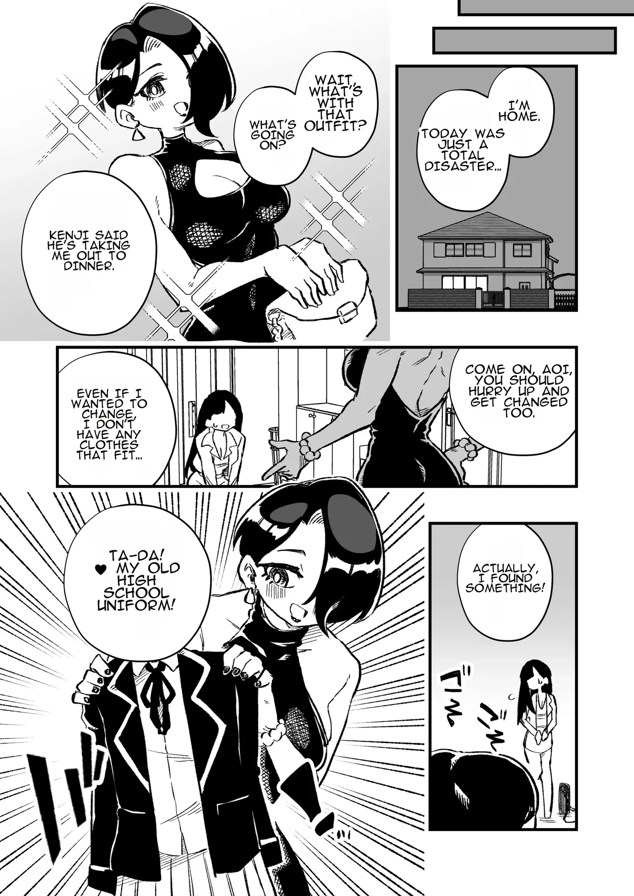 Page 19 of [Niello Kouzan (Niello KYO)] Nyotaika → Otto Shikkaku Uwaki Aite to no Dorei Musume e | Gender Swap → Disqualified as a Husband: Turned into a Slave Girl for His Wife's Lover