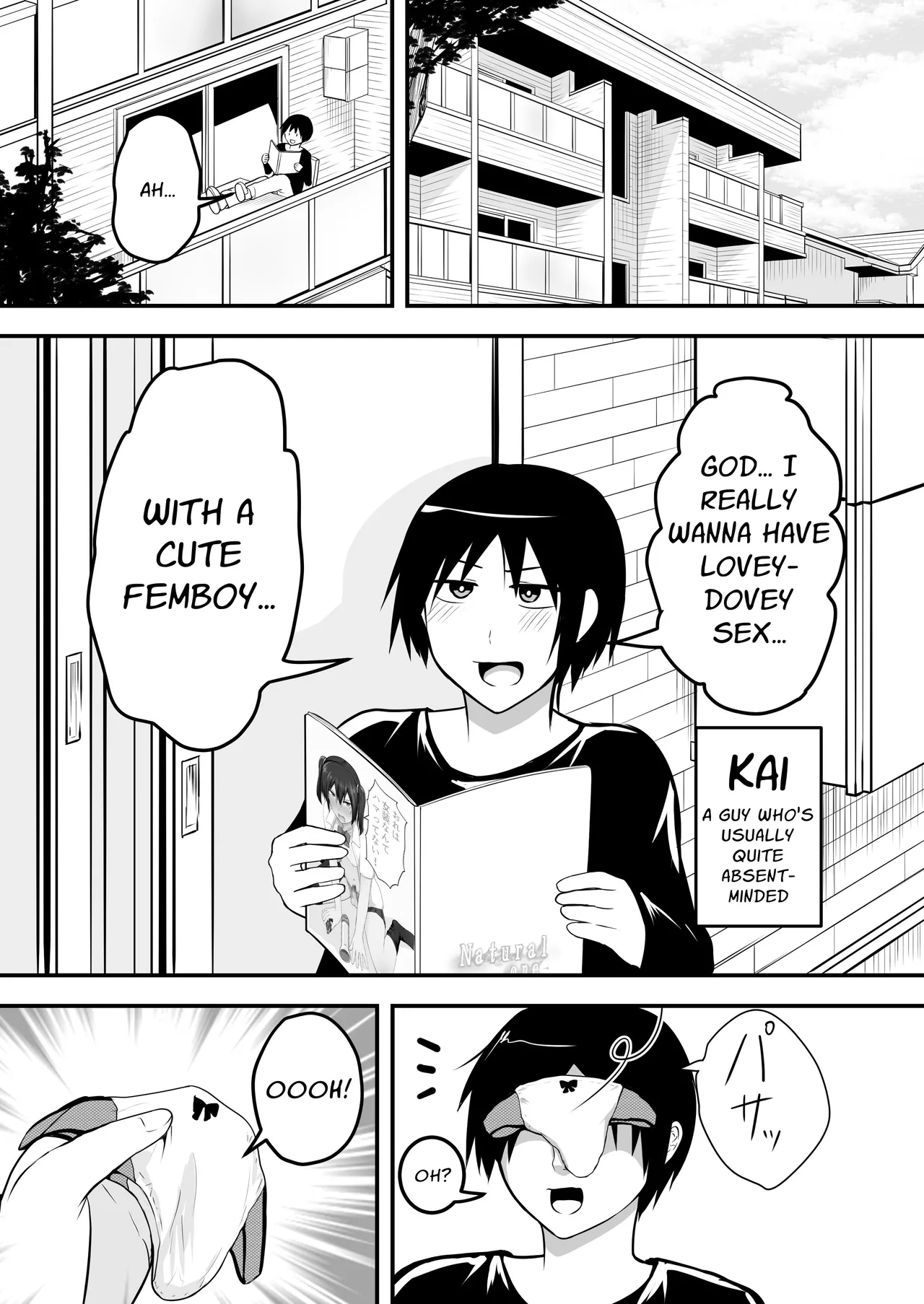 Page 3 of [Natural One (Toodoo Yuuichi)] Kawaii Otoko no Ko to IchaLove Homo-Sex shite~ | I Want to Have Lovey-Dovey Homo Sex with a Cute Femboy [English] [Stationary Target]