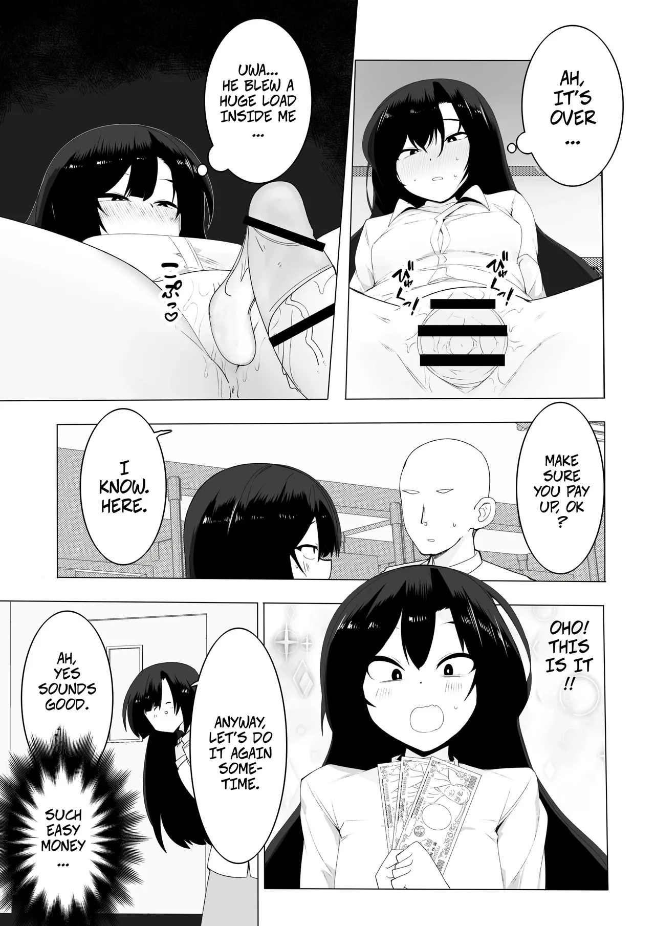 A Gal Using Her Body To Make Extra Money At Her Part-time Job - Page 13