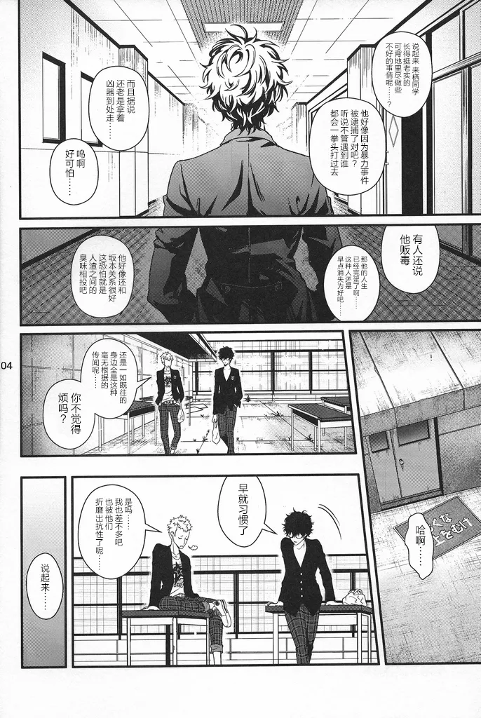 Page 3 of [KUSANAGI (草薙)] Love Thyself (Persona 5) [Chinese] [耽漫花园×真不可视汉化组]