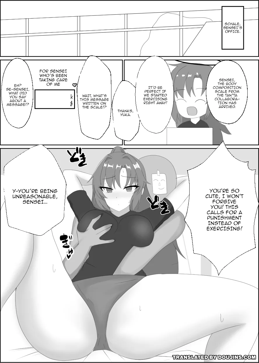Page 2 of [Yorokin Pan Koujou (Adamyon)] Osewa ni Natteiru Sensei to / With The Sensei That Took Care Of Me (Blue Archive) [Digital] [English] {Doujins.com}