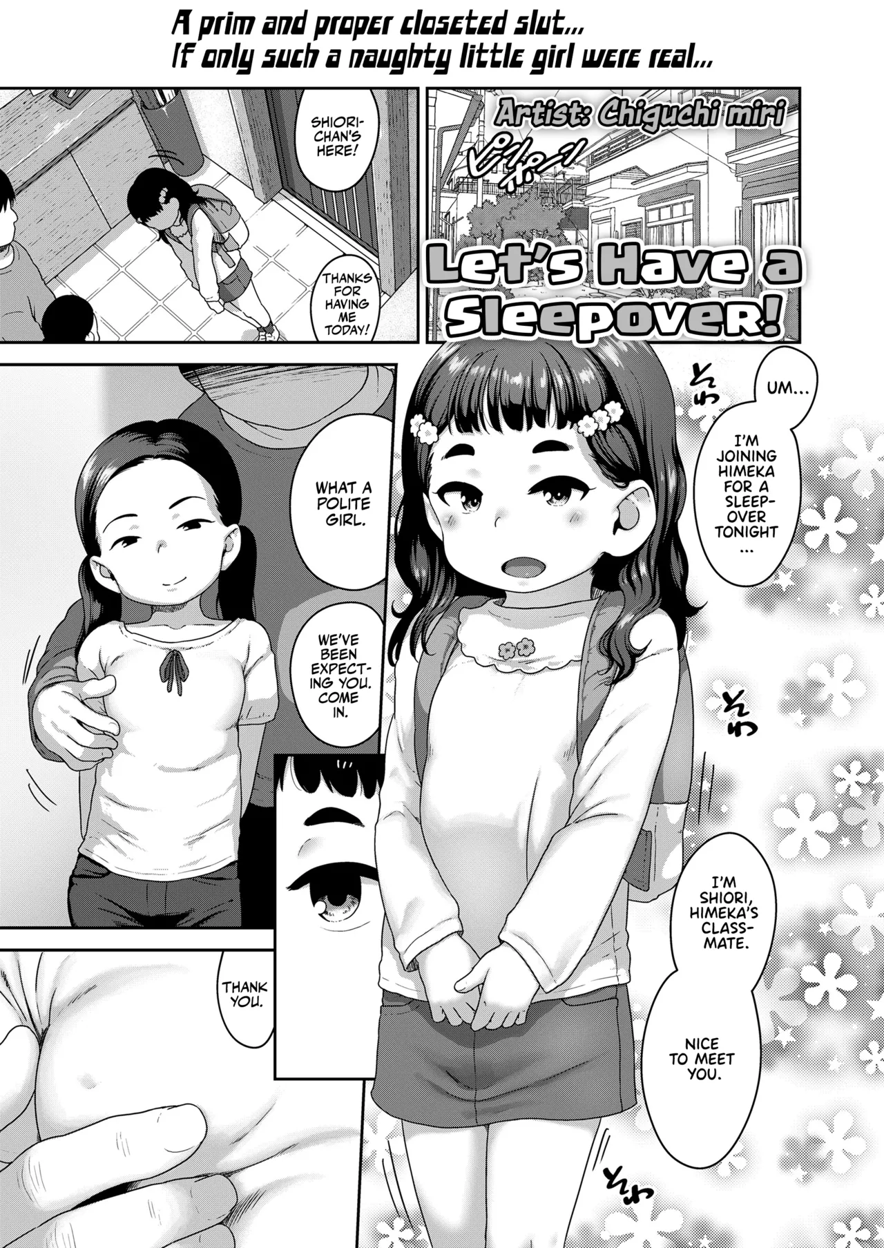 Page 1 of [Chiguchi Miri] Tomatte Shiyo! | Let's Have a Sleepover! (COMIC LO 2026-04) [English] [Team Rabu2] [Digital]