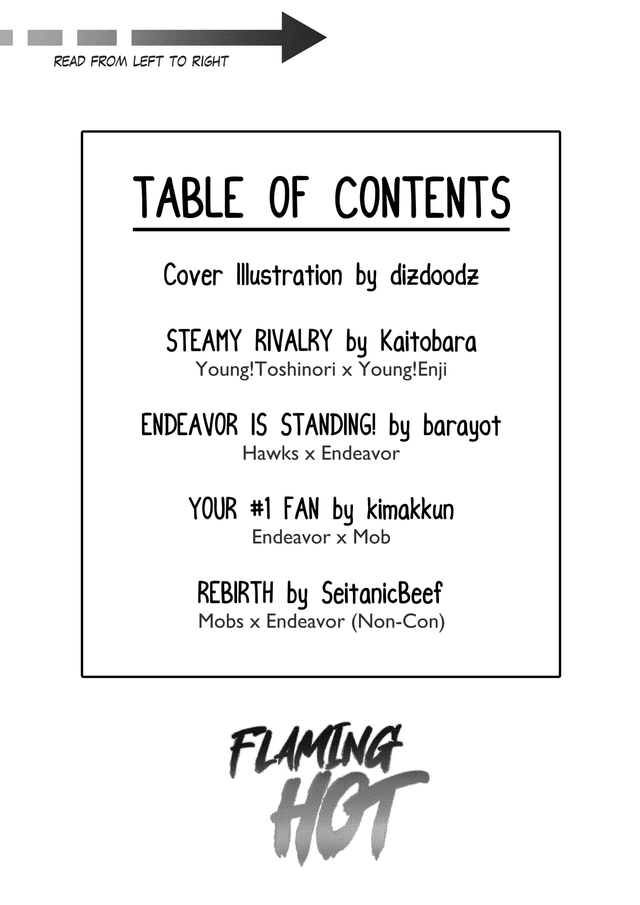 Page 4 of FLAMING HOT - Endeavor Anthology