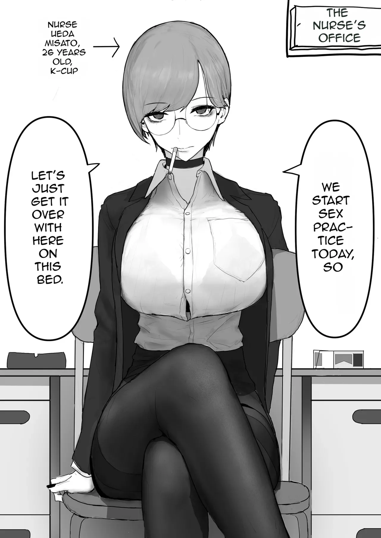 Page 5 of [Yanachi] Kyonyuu Geneki JK to Chigyuu Danshi ga Sex Jisshuu de Namahame Tanetsuke Koubishi Makuru H