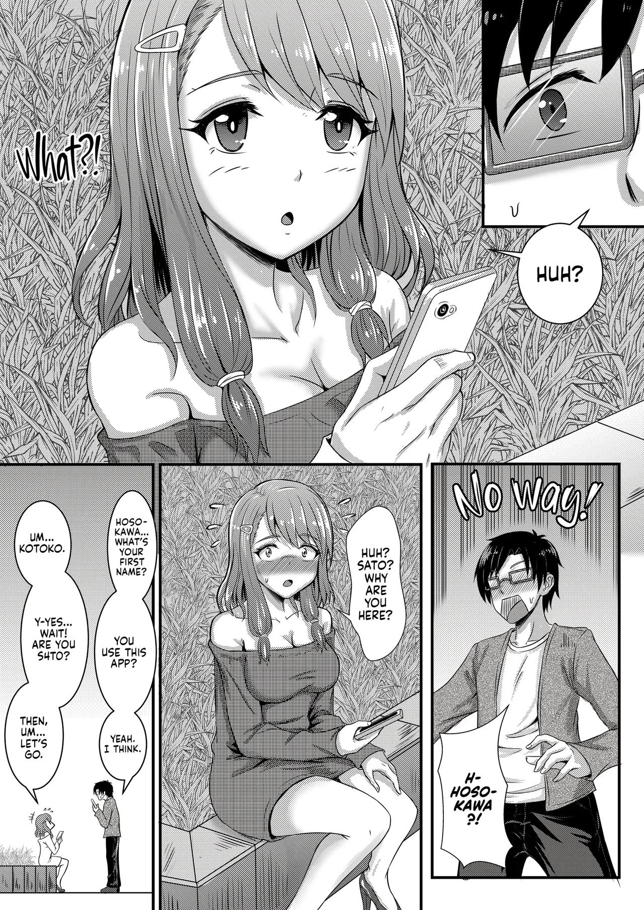Page 4 of [Momoiro Onsen] Akogare datta Seiso na Onnanoko ga Jitsu wa Dosukebe datta Hanashi | The Horny Truth About Hosokawa [English] [J18] [Decensored] [Digital]