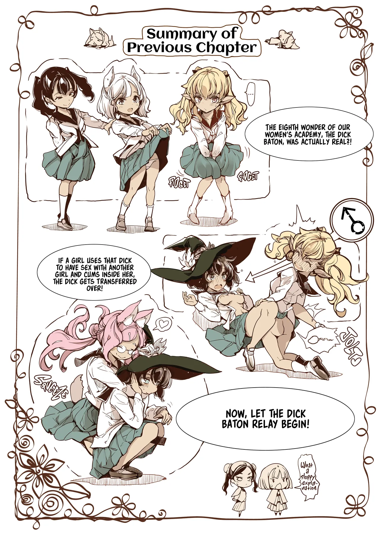 Page 2 of [70 Nenshiki Yuukyuu Kikan (Ohagi-san)] Otome Kishi no Invitation | The Maiden Knights' Illicit Invitations [English] [J18] [Decensored] [Digital]