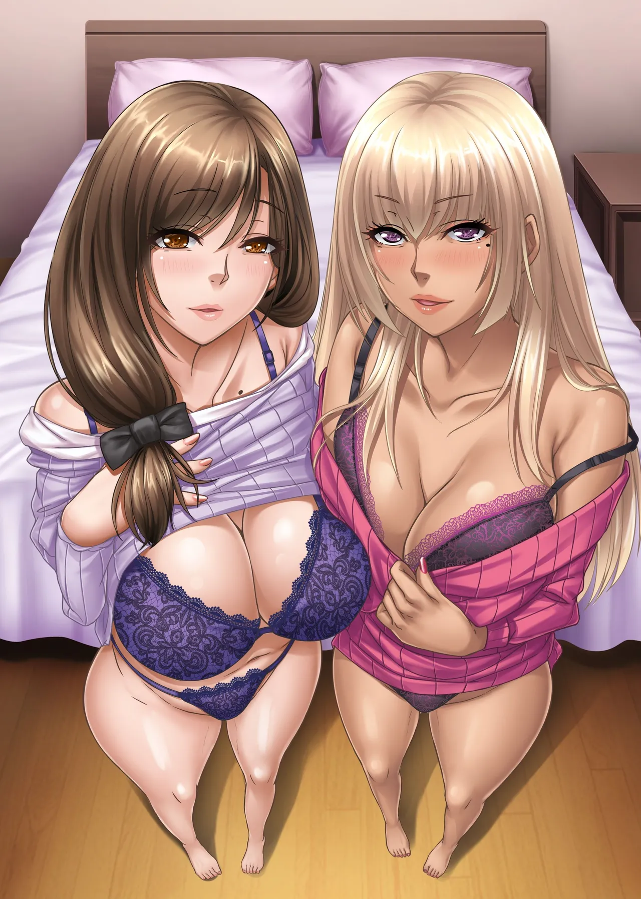 Page 2 of Tonari Hitozuma-tachi ga Yuuwaku Shite Kuru Ken. Bitch Hitozuma Darake no Mansion de Sakusei Haramase Josei Yuui Harem