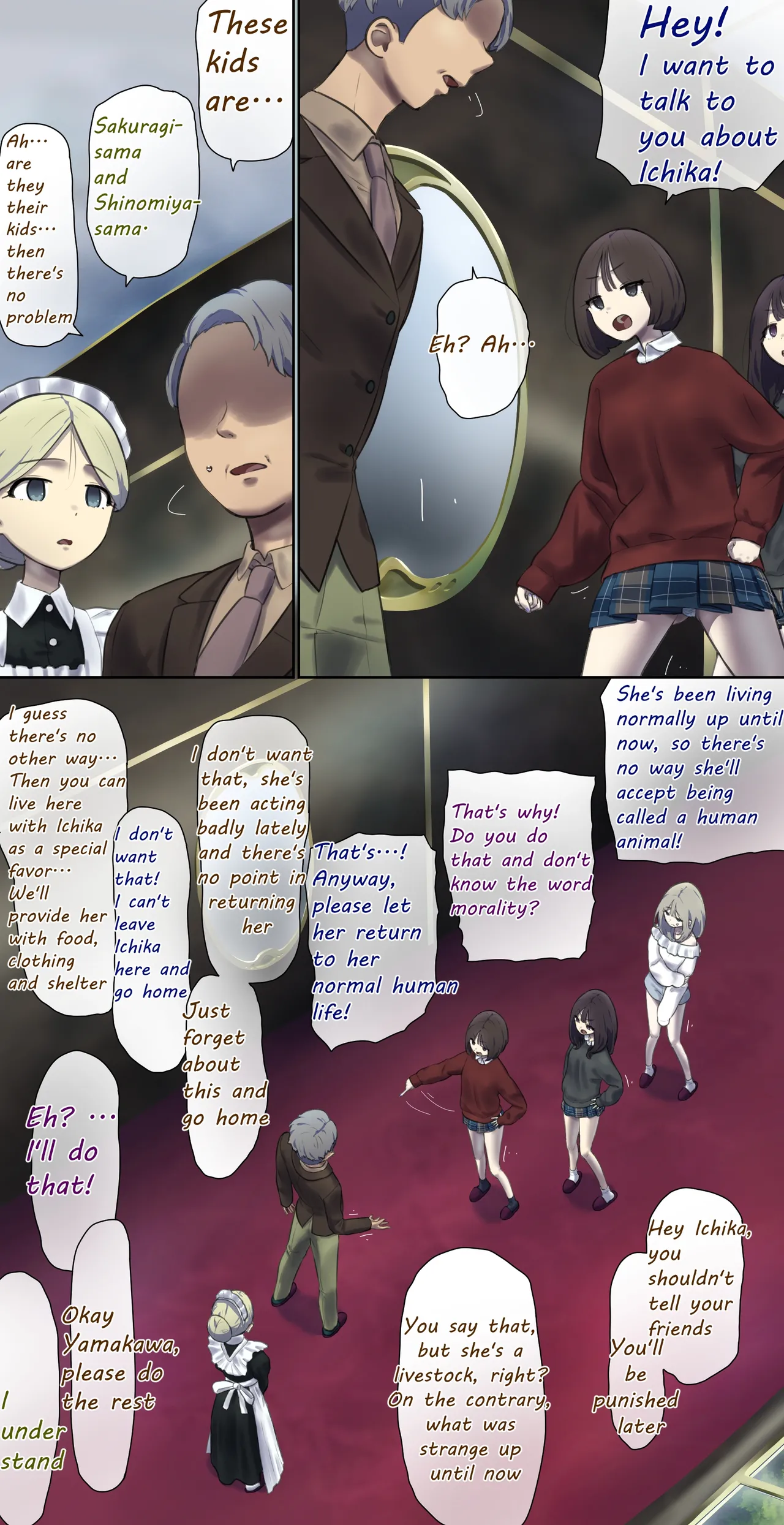 Page 6 of The young lady who was a human animal