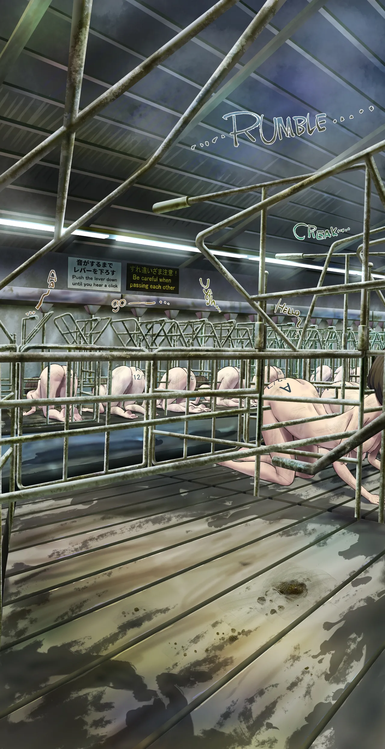Page 2 of I tried going into a stall during a tour of the livestock barn
