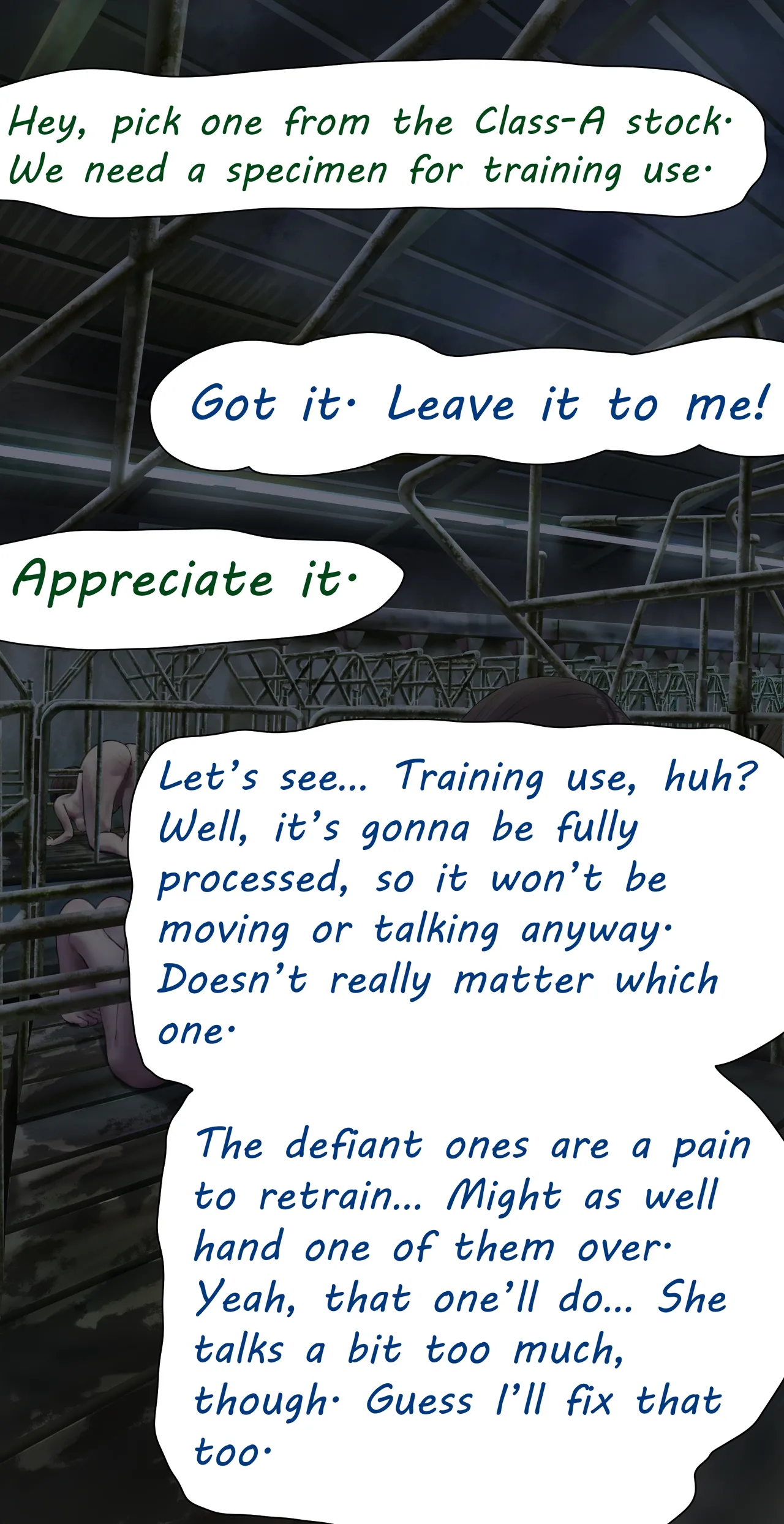 Page 30 of I tried going into a stall during a tour of the livestock barn