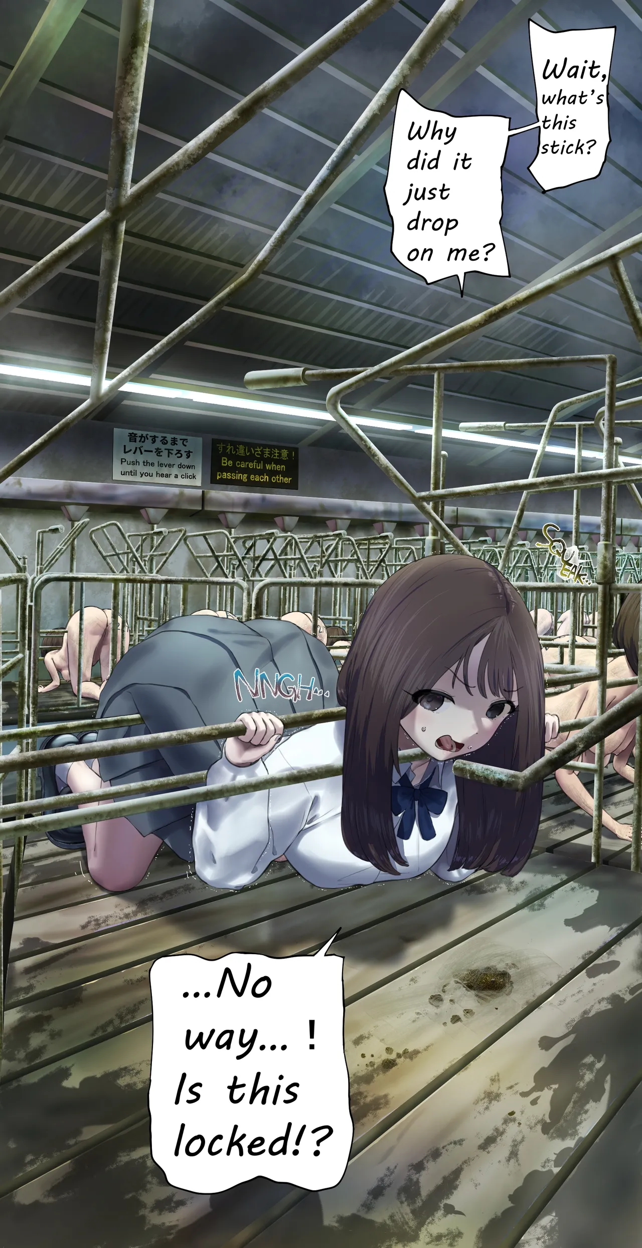 Page 7 of I tried going into a stall during a tour of the livestock barn
