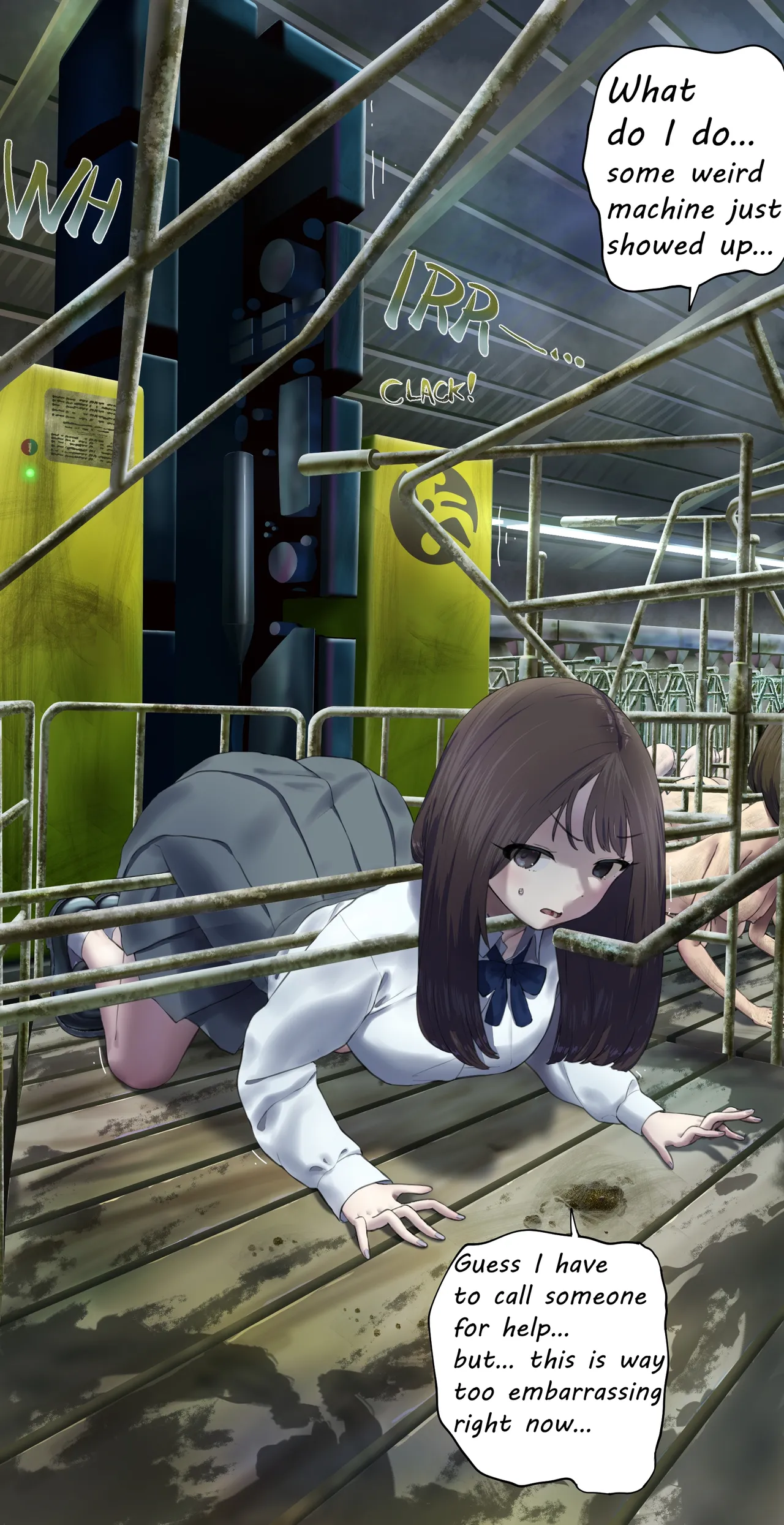 Page 8 of I tried going into a stall during a tour of the livestock barn