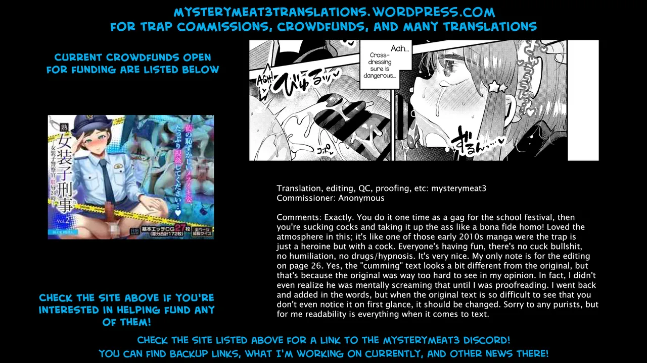 Page 40 of [Onakin Data Land (Shiranai Hitoshi)] Josou o Shitemita dake nanoni!! [English] [mysterymeat3] [Digital]