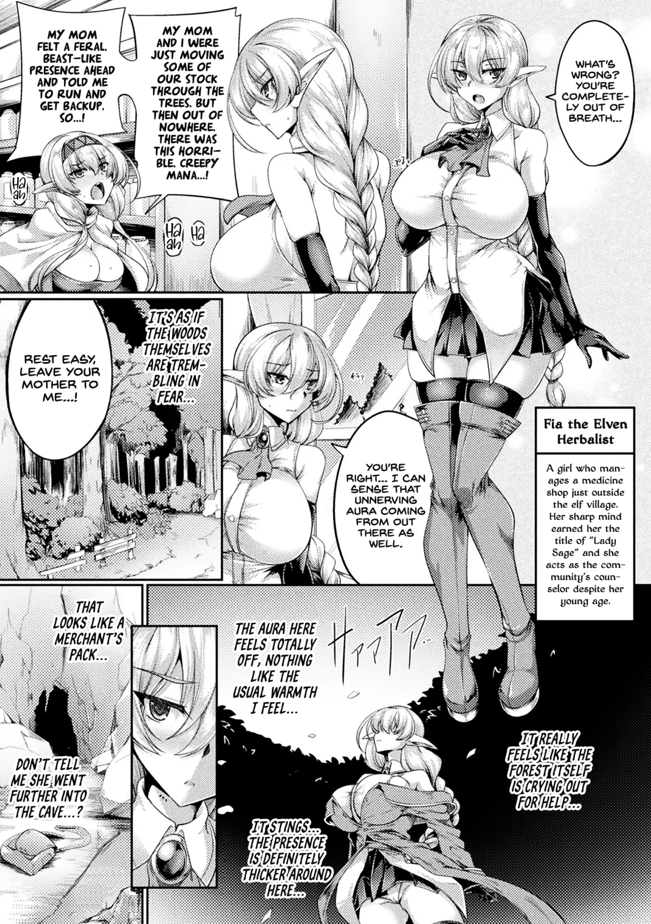 Page 3 of Elf Yakushi no Junan ~Masho no Tsuru ni Torawarete~