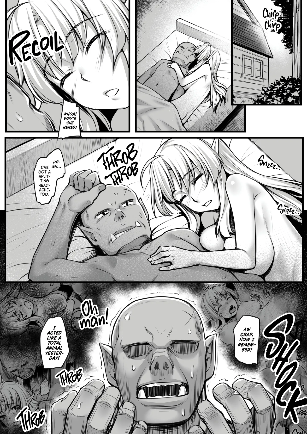 Page 22 of [Area14 (Kasei)] Watashi no Orc-san + Elf Shimai to Orc-san | My Darling Orc + Sibling Rivalry [English] [J18] [Decensored] [Digital]
