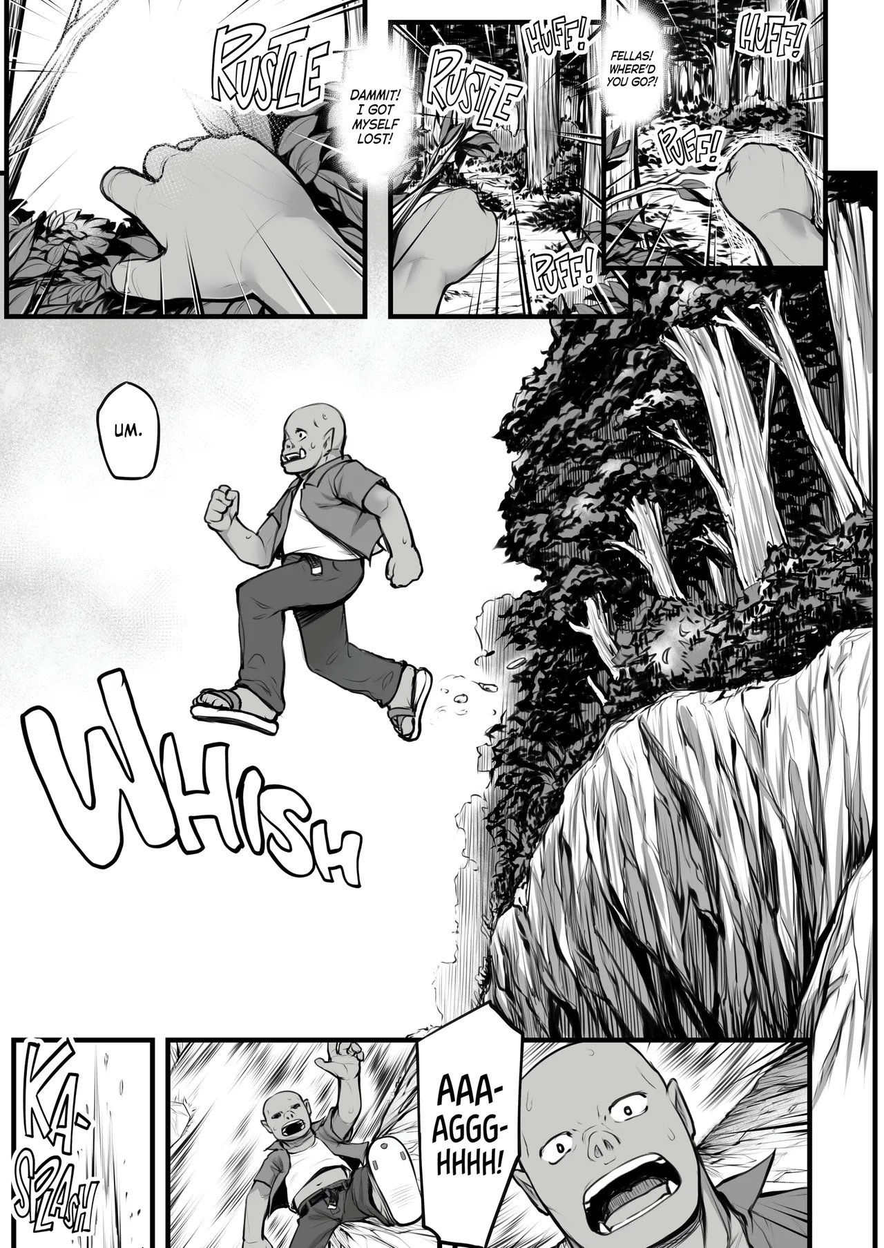 Page 3 of [Area14 (Kasei)] Watashi no Orc-san + Elf Shimai to Orc-san | My Darling Orc + Sibling Rivalry [English] [J18] [Decensored] [Digital]