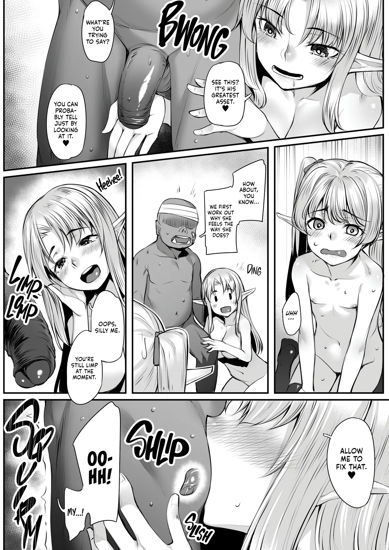 Page 30 of [Area14 (Kasei)] Watashi no Orc-san + Elf Shimai to Orc-san | My Darling Orc + Sibling Rivalry [English] [J18] [Decensored] [Digital]