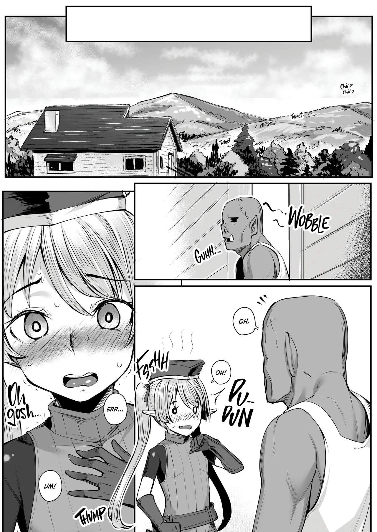 Page 44 of [Area14 (Kasei)] Watashi no Orc-san + Elf Shimai to Orc-san | My Darling Orc + Sibling Rivalry [English] [J18] [Decensored] [Digital]