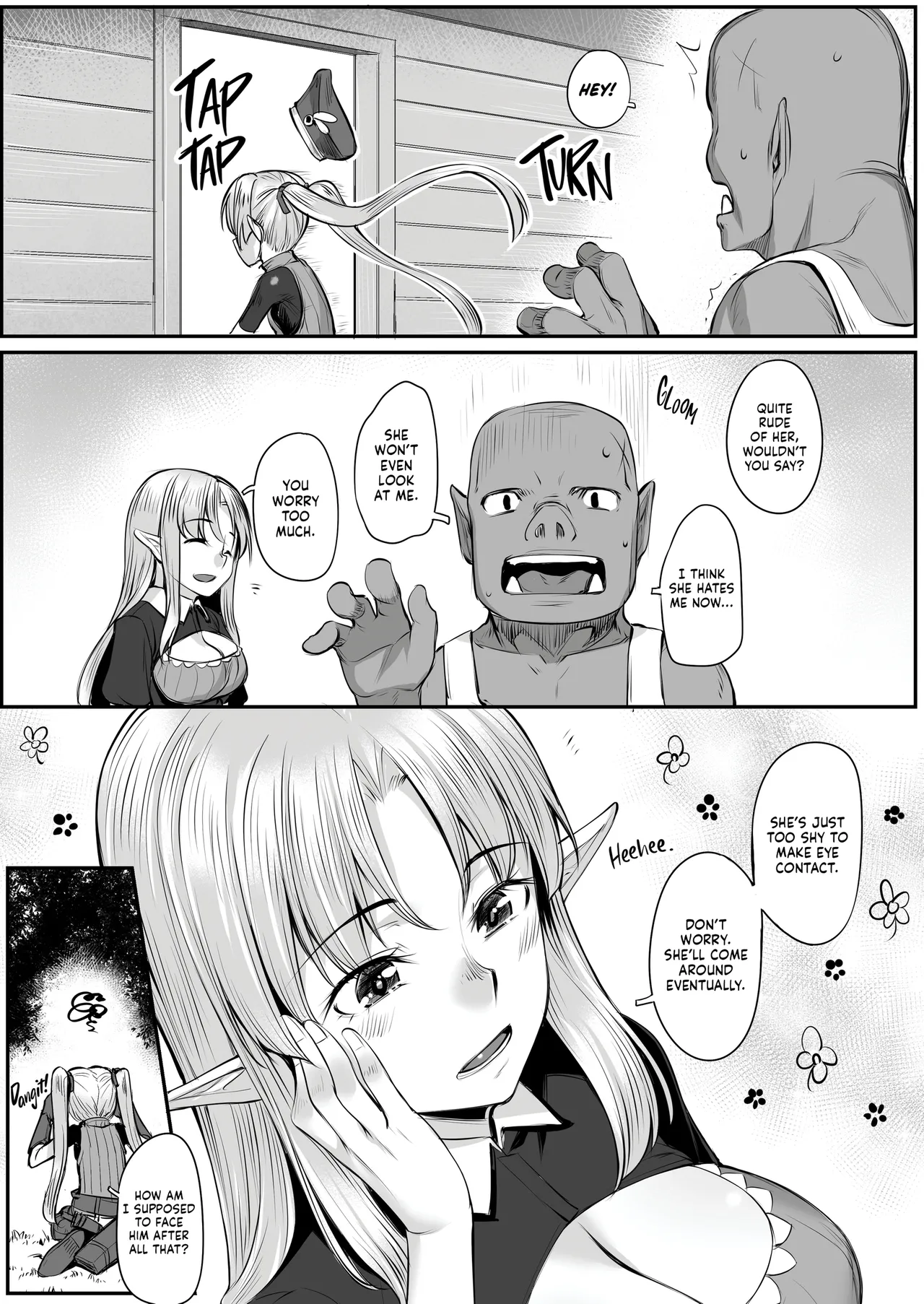 Page 45 of [Area14 (Kasei)] Watashi no Orc-san + Elf Shimai to Orc-san | My Darling Orc + Sibling Rivalry [English] [J18] [Decensored] [Digital]