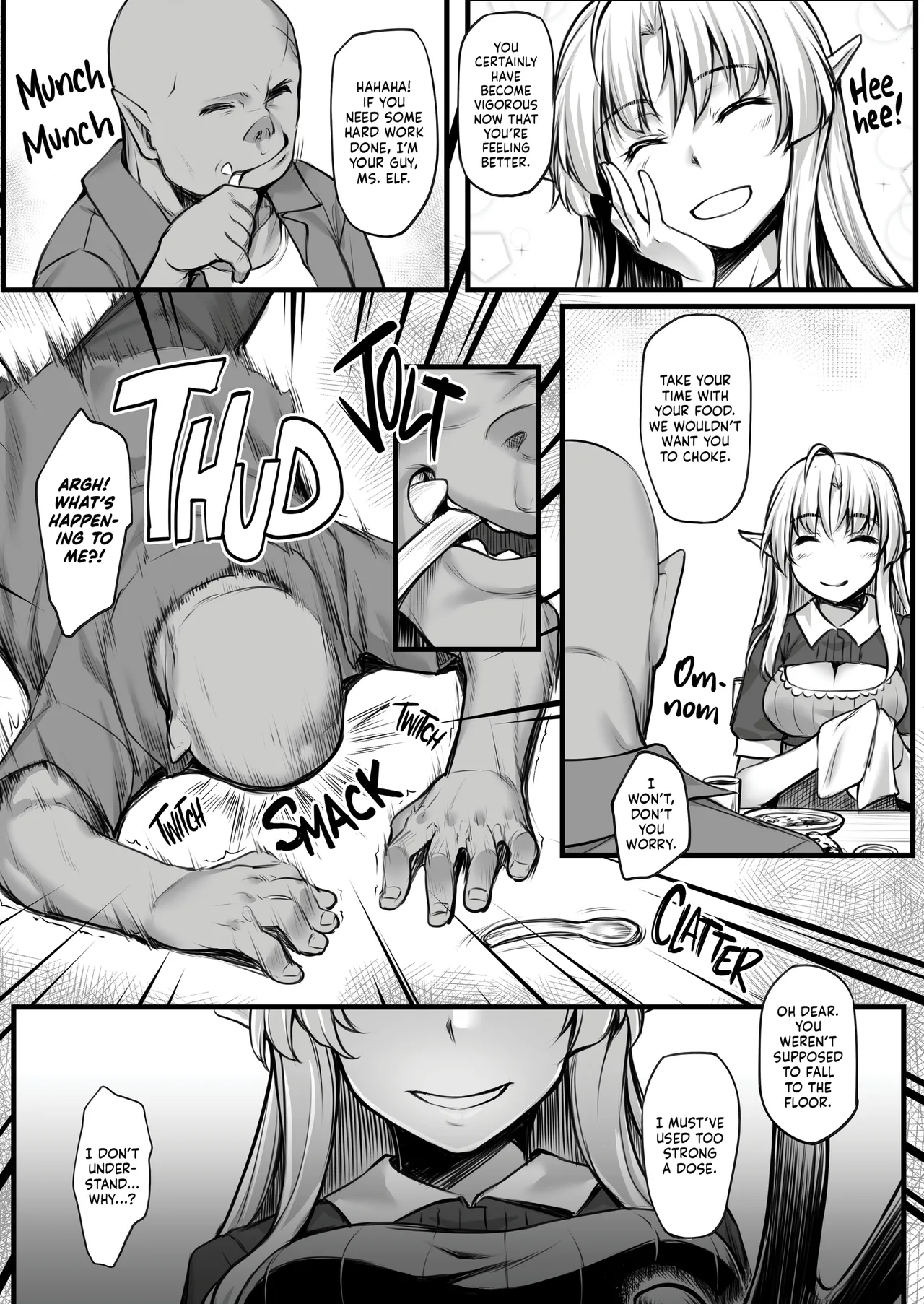 Page 7 of [Area14 (Kasei)] Watashi no Orc-san + Elf Shimai to Orc-san | My Darling Orc + Sibling Rivalry [English] [J18] [Decensored] [Digital]