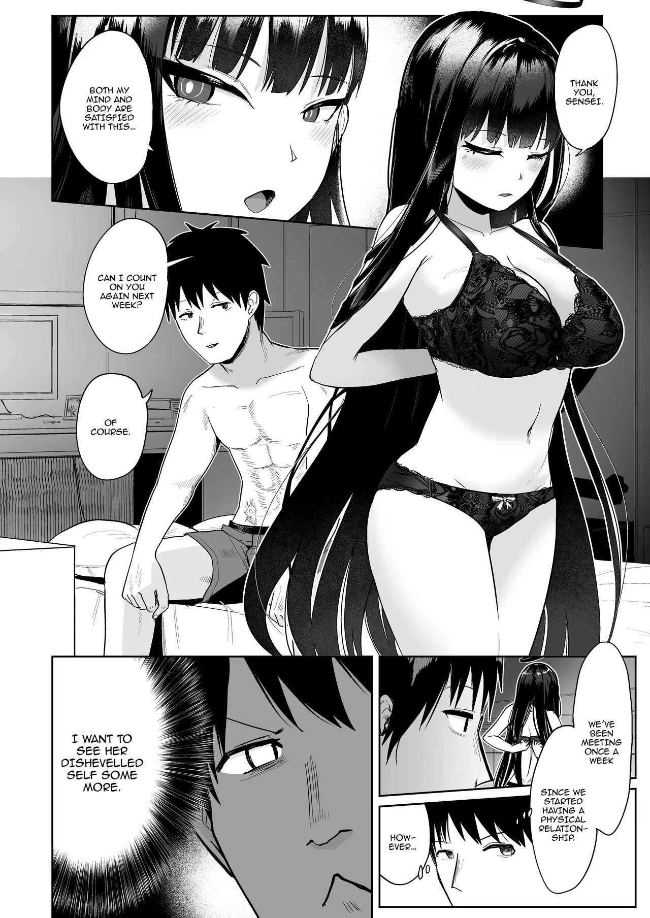 Page 3 of [Owakari Itadaketa darou ka (Umiyamasoze)] Rio no Gouriteki Sex to Sensei no Higouriteki Sex | Rio's Logical Sex and Sensei's Illogical Sex (Blue Archive) [English] {Doujins.com} [Digital]
