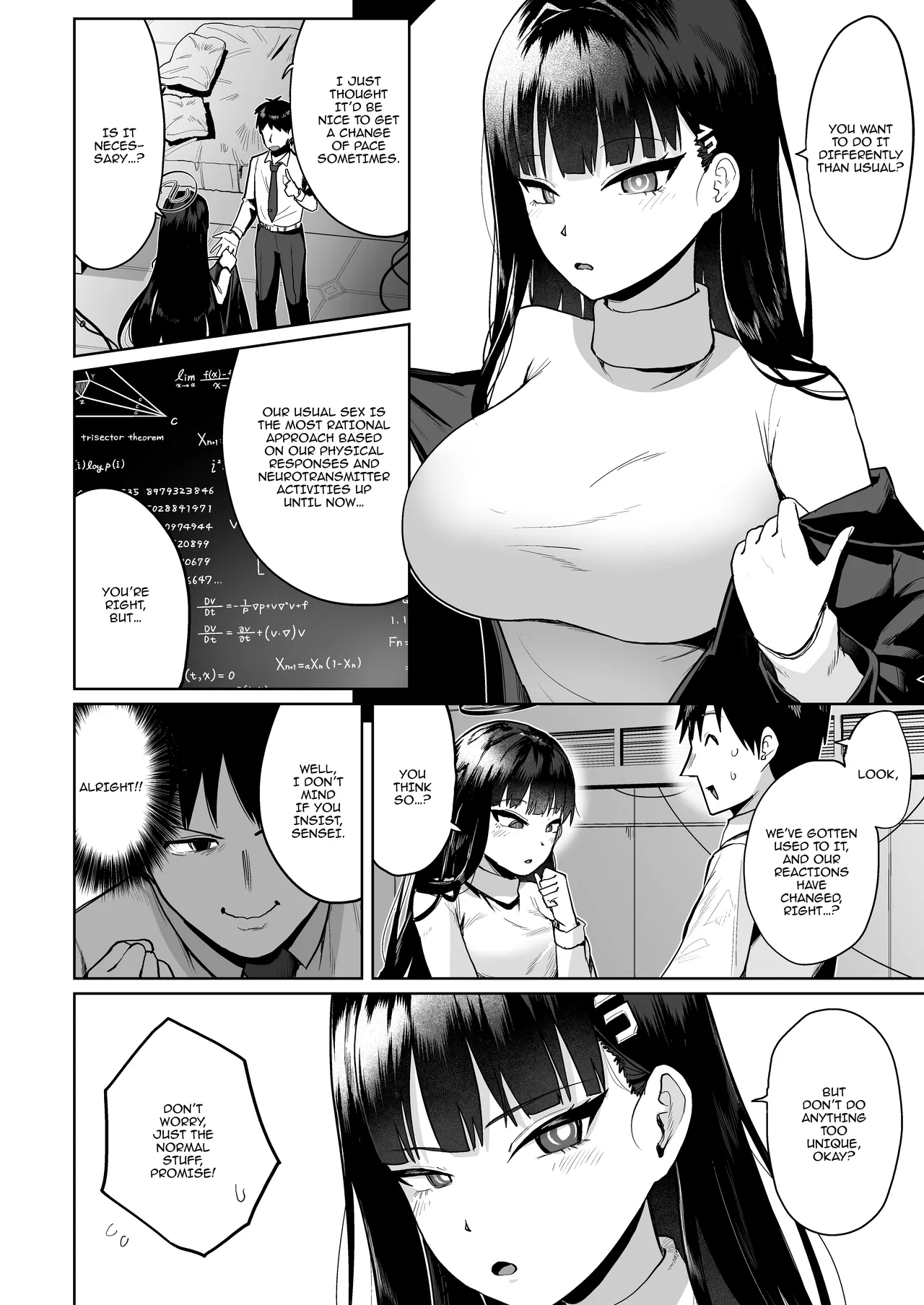 Page 5 of [Owakari Itadaketa darou ka (Umiyamasoze)] Rio no Gouriteki Sex to Sensei no Higouriteki Sex | Rio's Logical Sex and Sensei's Illogical Sex (Blue Archive) [English] {Doujins.com} [Digital]