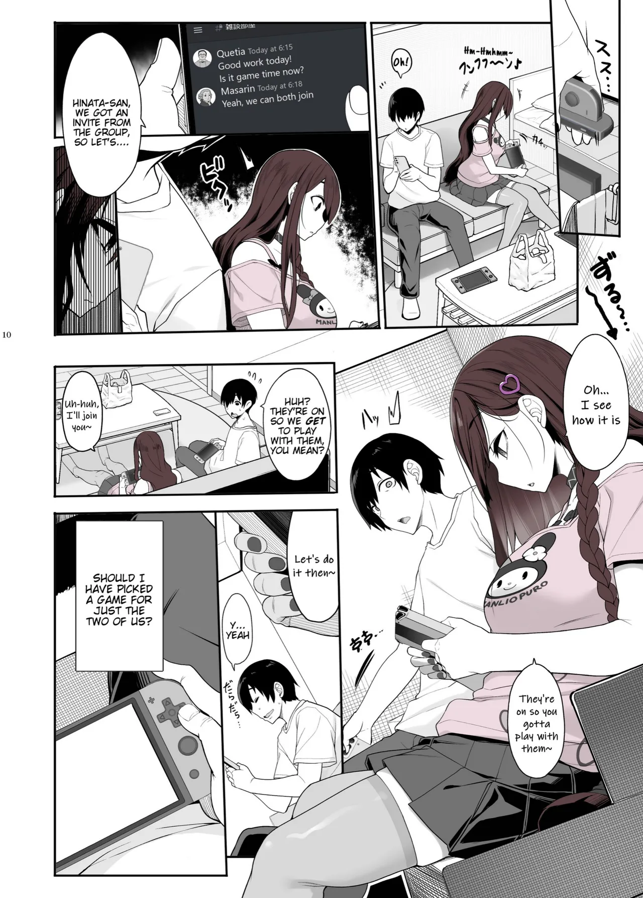Page 10 of [Kirintei (Kirin Kakeru)] Jiraikei Joshi wa Ie Totsu shite game Shinagara H mo Shitai | Landmine Girl Wants to Hang Out at Home Playing Games while also Having Sex [English] [Horny-_-TnT] [Digital]