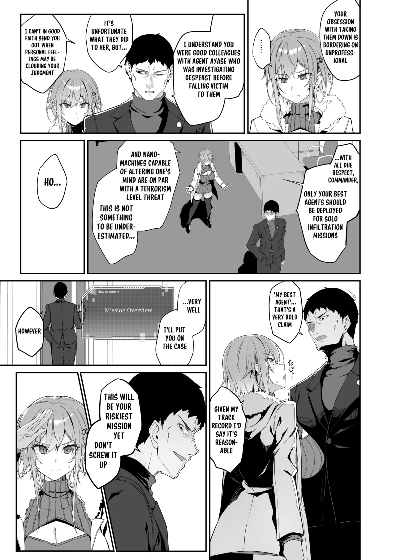 Page 9 of [Handful☆Happiness! (Nanahara Fuyuki)] SECRET DEBRIEFING [English] [Digital] [MikeBottleson]