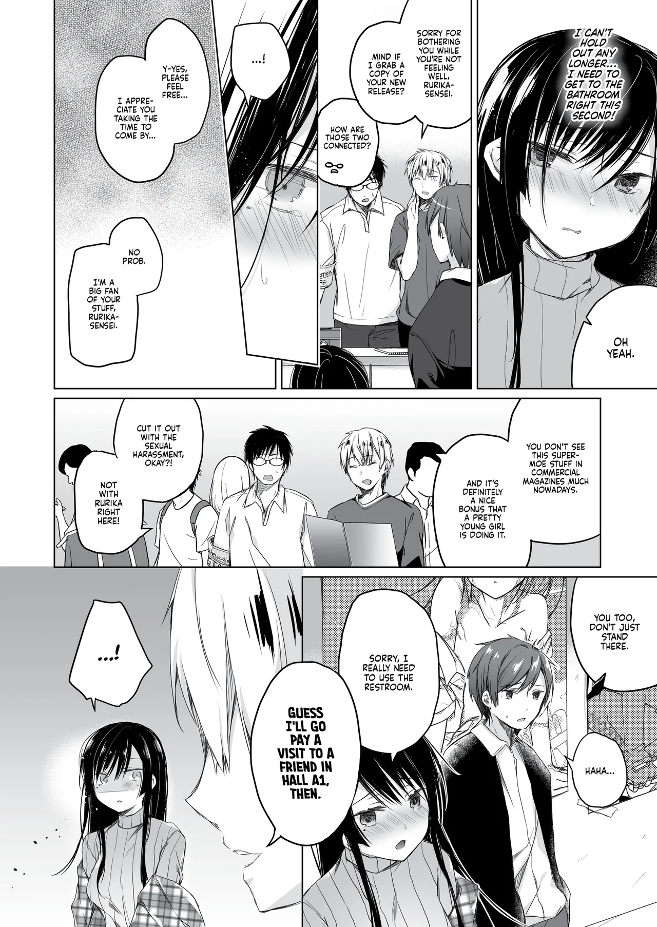 Page 55 of [Hirahira (Hirari)] Ero Doujin Sakka no Boku no Kanojo wa Uwaki nante Shinai. Soushuuhen | A Doujinshi Artist Would Never Cheat On Me Anthology [English] [J18] [Decensored]