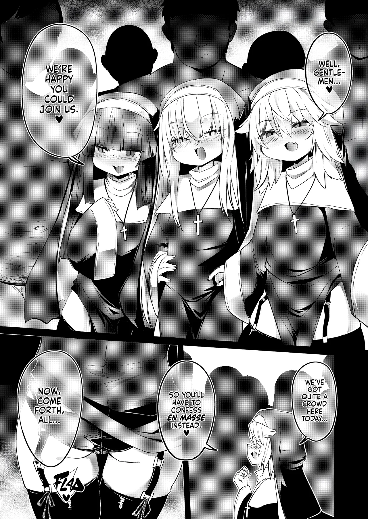 Page 45 of [Sushi-ya (Haruharu Haruto)] Zangeshitsu no Chiisana Ero Sister 1&2 | Naughty Little Nuns 1&2 [English] [J18] [Decensored] [Digital]