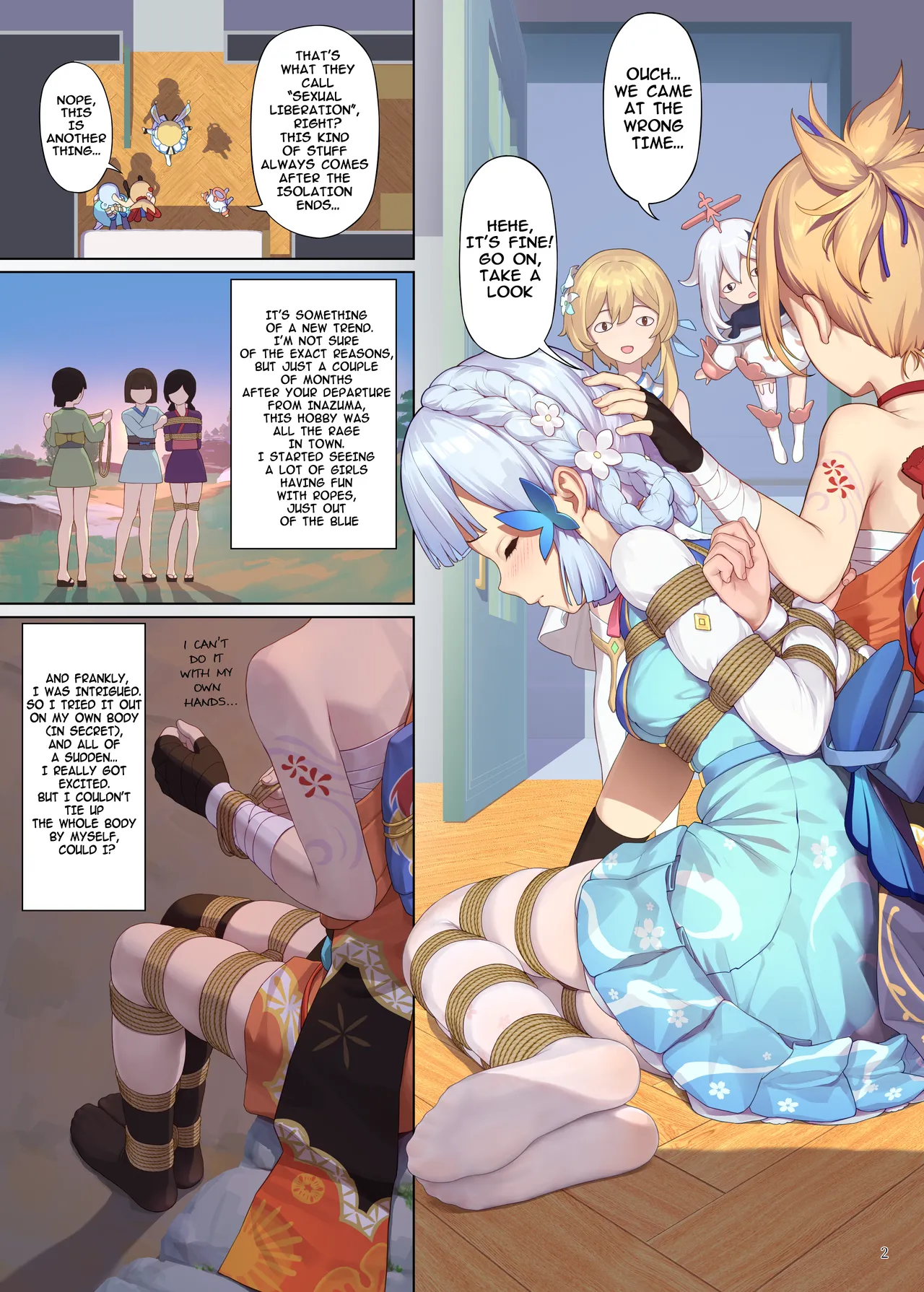 Page 2 of [Himitsu] En no Ori Ito (Genshin Impact) [English]