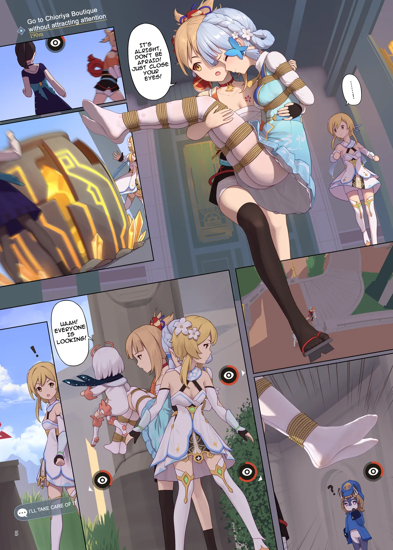 Page 5 of [Himitsu] En no Ori Ito (Genshin Impact) [English]