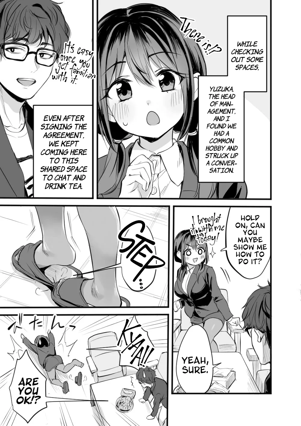 Page 5 of [Seiheki Jitsugentou (Girigiri Mai)] Rental Office no Yuzuka-san | In A Rented Office With Yuzuka [English] {A Cool Person}