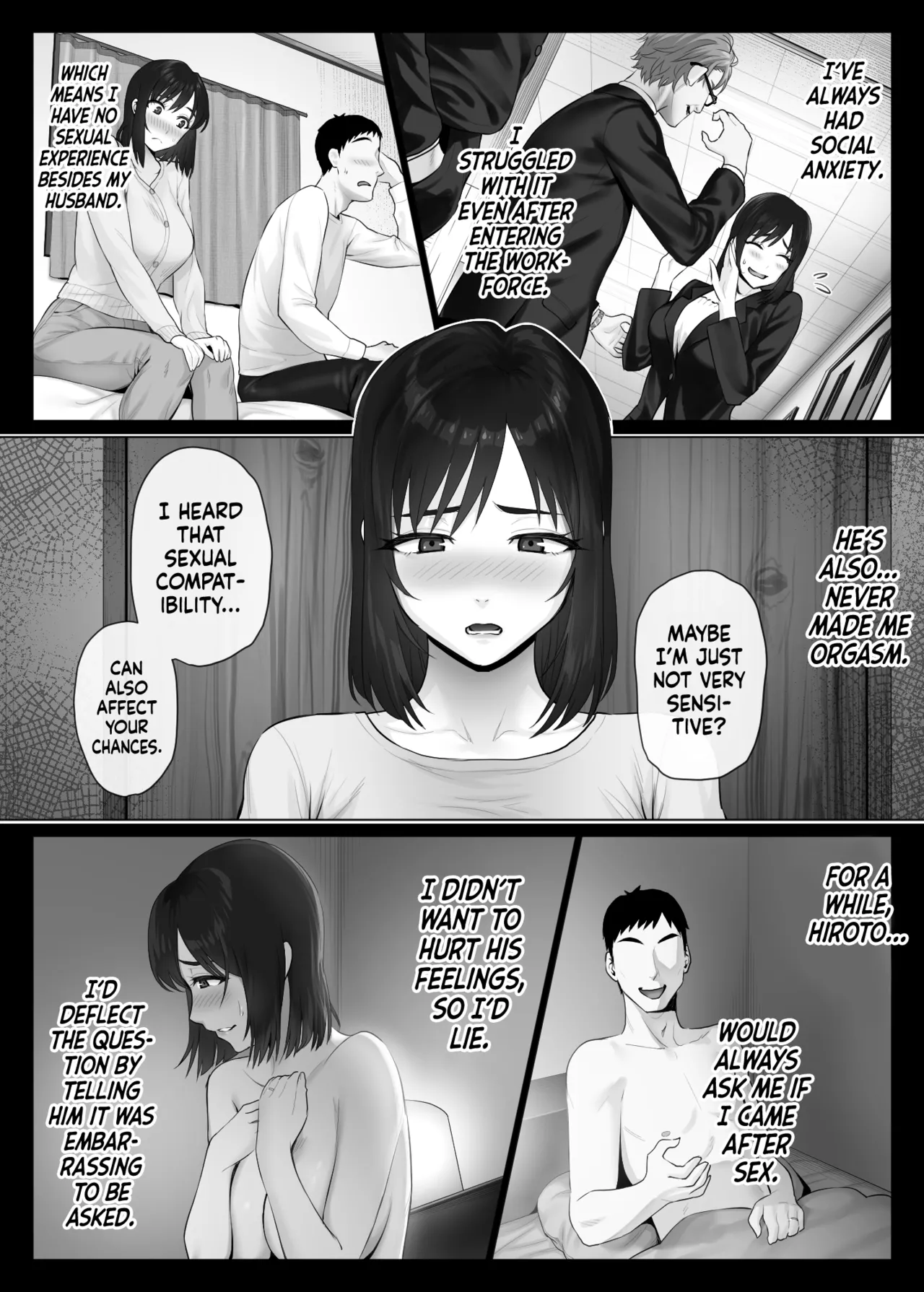Page 5 of [Mitsumitsu Niku (Hikitogu)] LeveChi na Swapping 2 ~Hatsu Zecchou de Iki Kuruu Tsuma Hen~ | Swinging With the Pros 2: A Housewife's First Orgasm [English] [head empty]