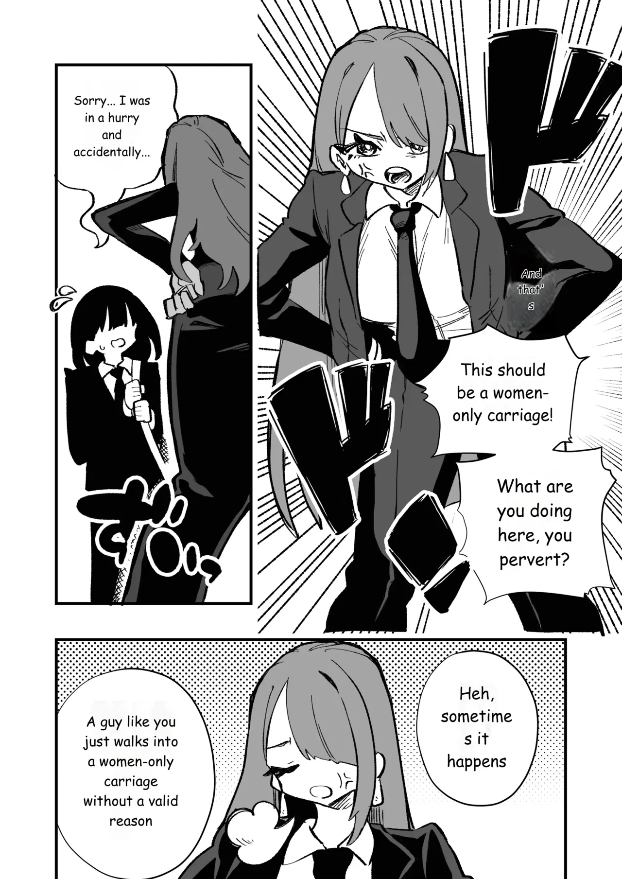 Page 5 of Forced Cross-Dressing in a Women-Only Carriage