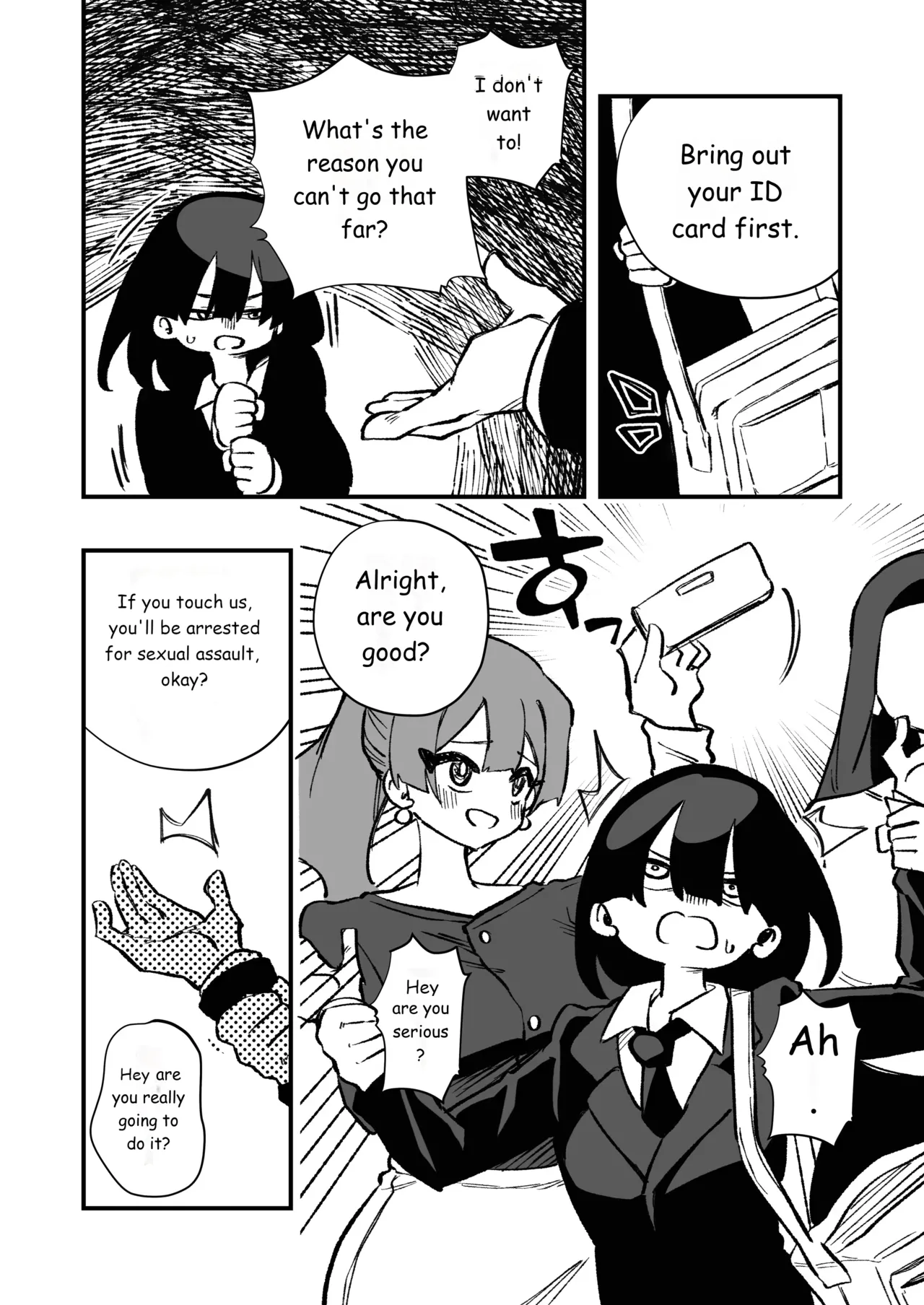Page 7 of Forced Cross-Dressing in a Women-Only Carriage