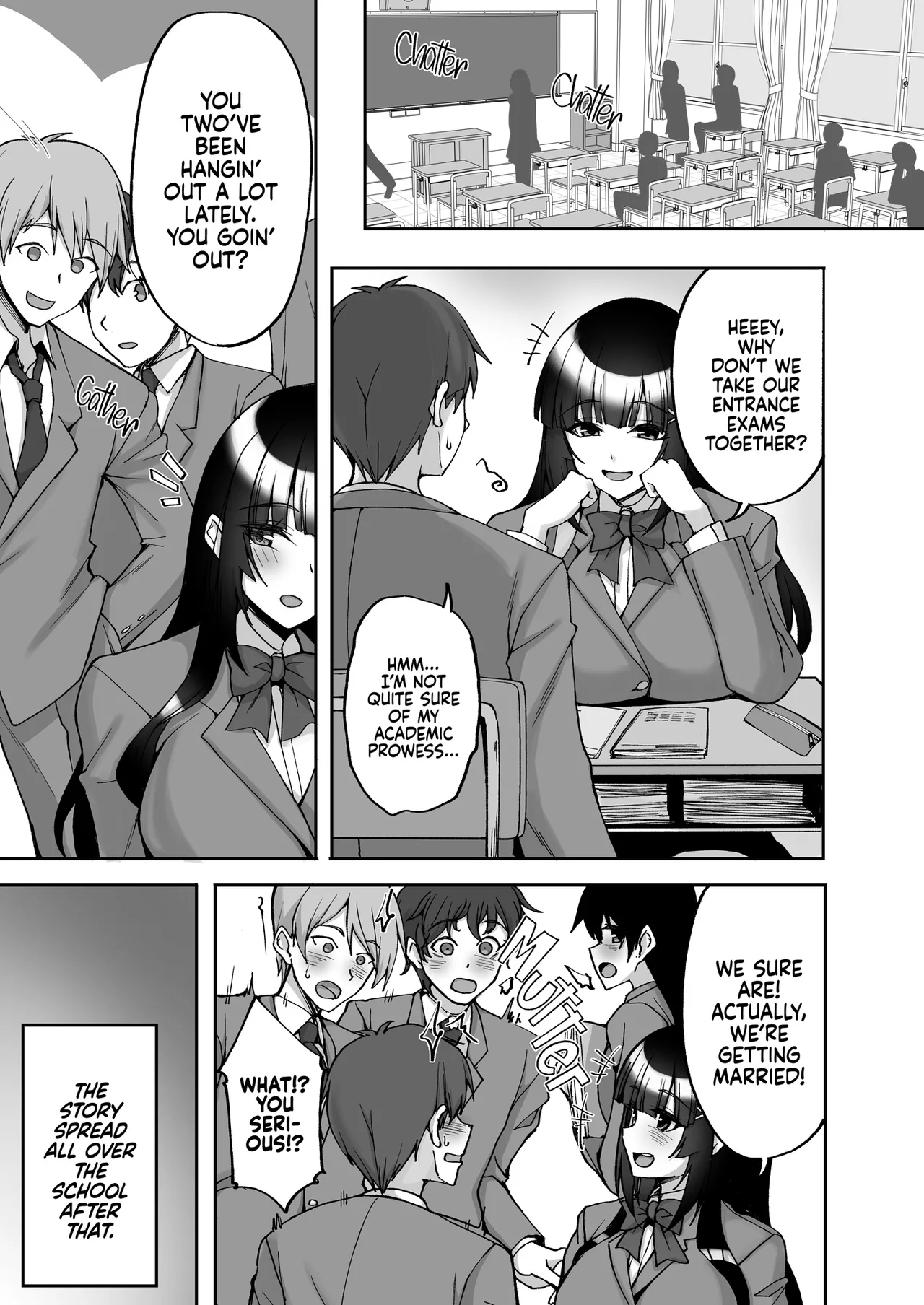 Page 7 of [Labomagi! (Takeda Aranobu)] Chishojo Fuuki Iin no Minna ni Ienai Inbi na Onegai 9 ~Harabote Harem 4P to Sogyoushiki no Himitsu SEX~ | The Perverted Virgin Public Morals Committee Member’s Secret Naughty Request 9 [English] {2d-market.com} [Decensored] [Digital]