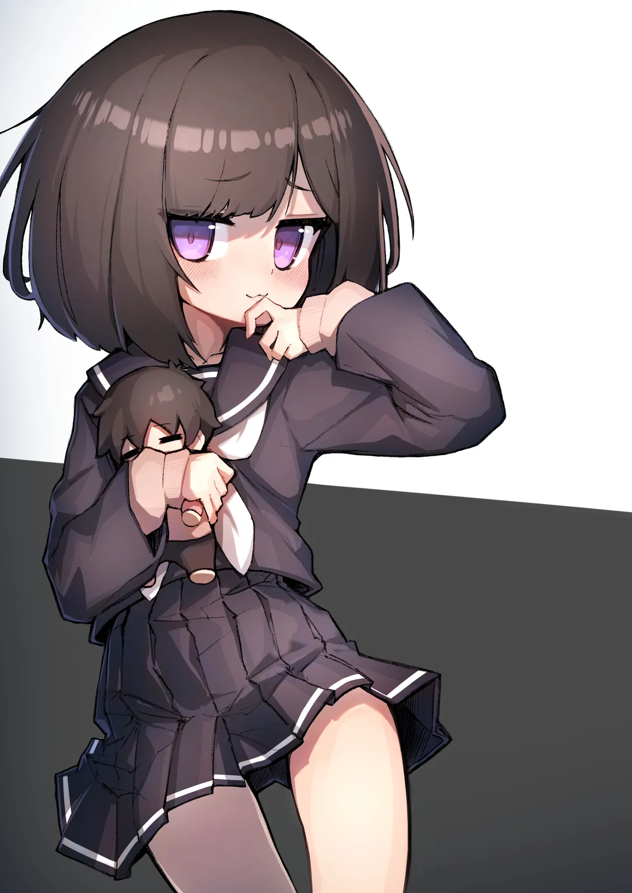 Page 2 of [Amethyst Darkness (Erocchi)] GIRL - Kouhai Kanojo Soushuuhen III