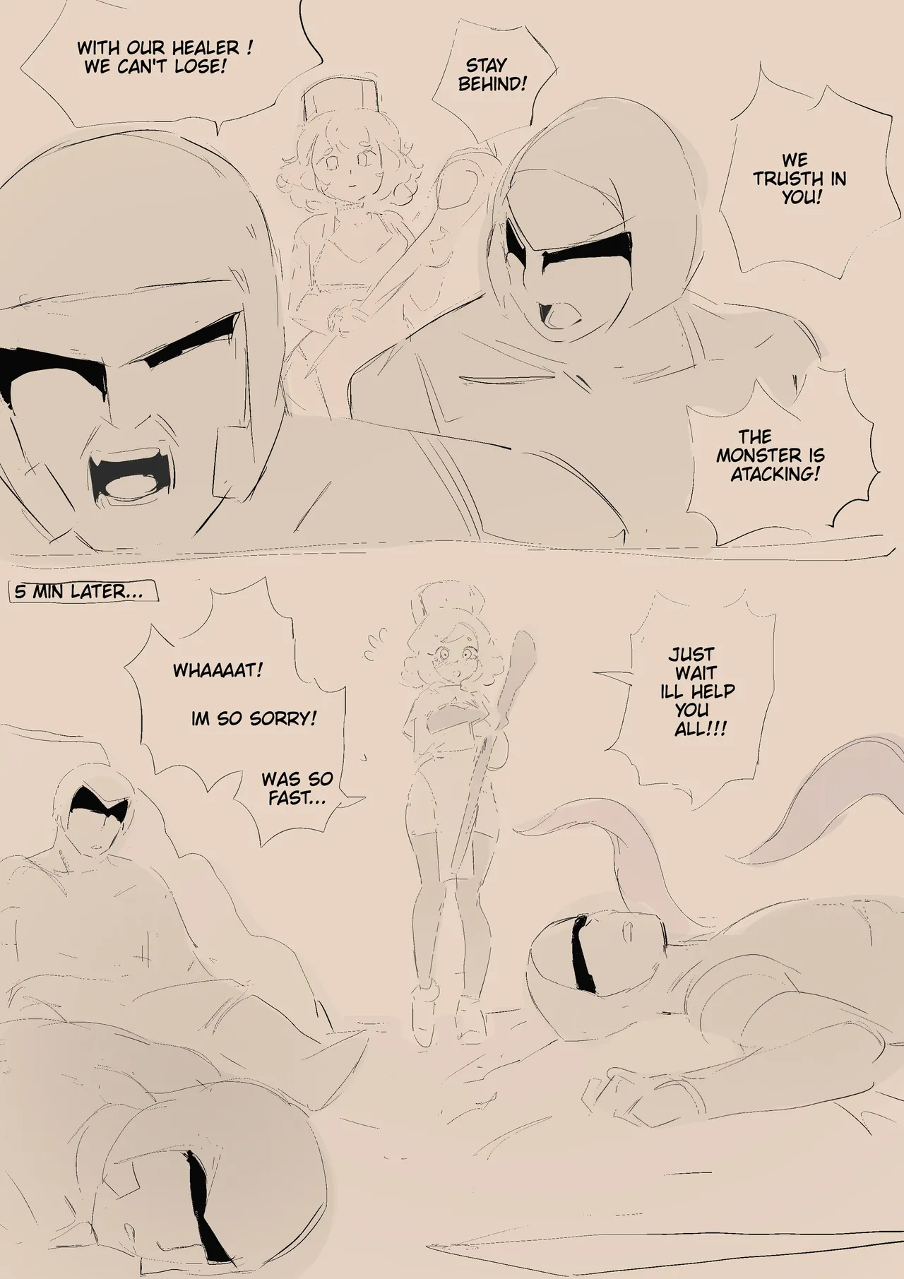 Page 2 of [Cafin] Cleric Taliyah mini comic (League of Legends)