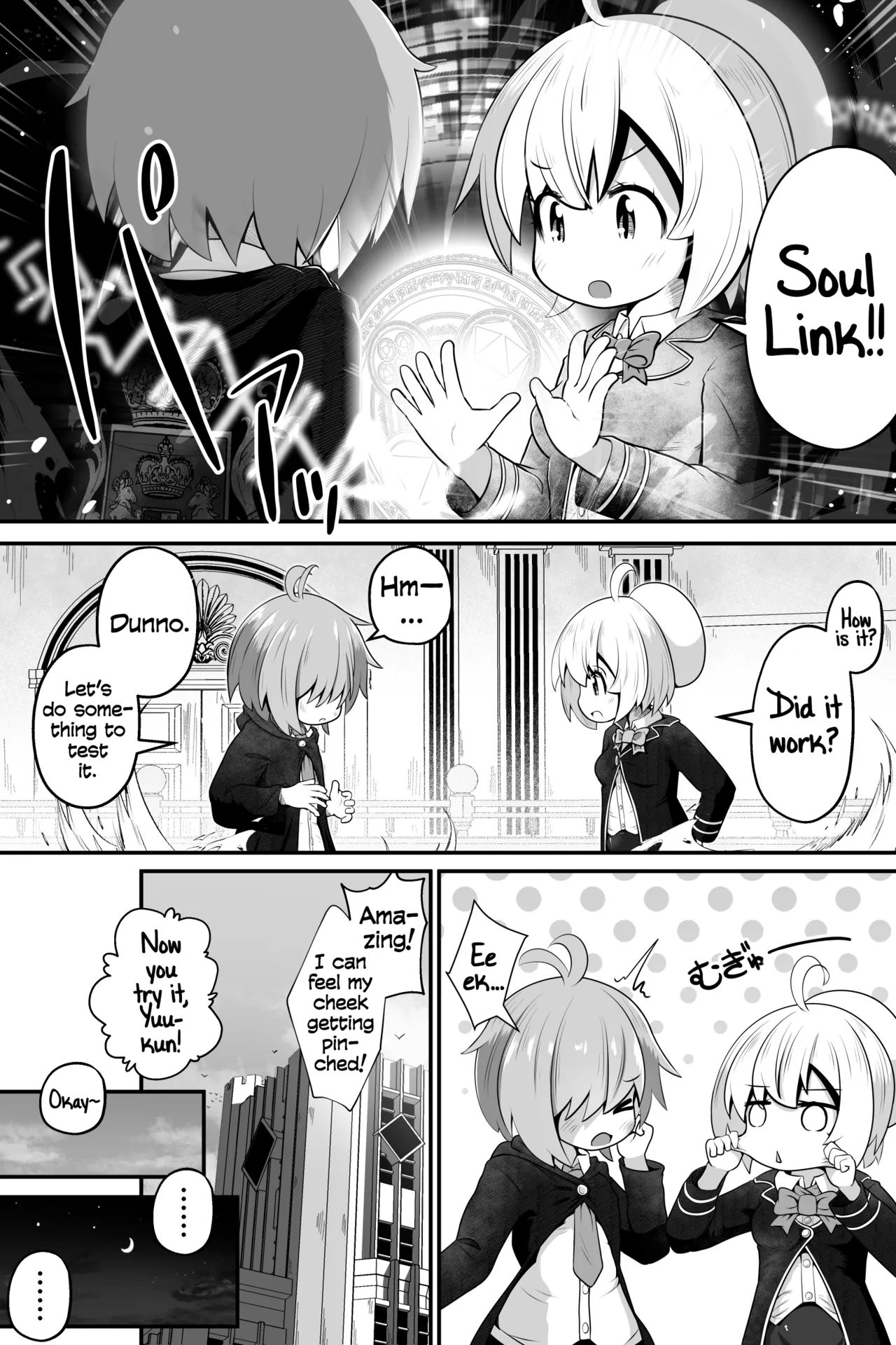Page 3 of [Ecchi Ecchi Daifuku (Neko Daifuku)] Mahoutsukai no Shounen Shoujo ga Kankaku Kyouyuu Mahou tsukatte Ecchi suru Ohanashi | A Story About a Mage-Student Girl and Boy Using a Shared Senses Spell and Lewding Together [English] [Tabunne Scans]